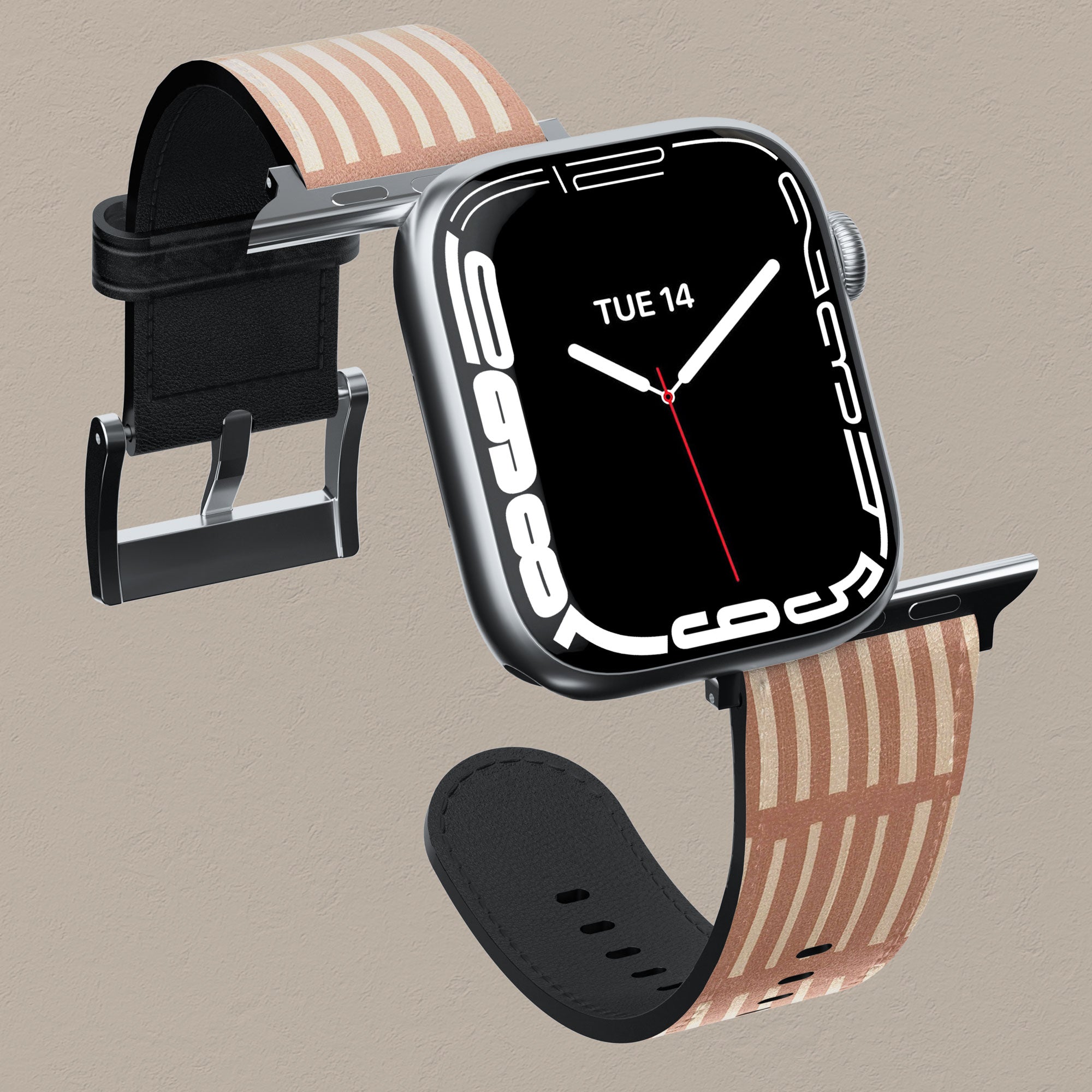 Tally Terracotta Apple Watch Band — view 5 — Salavisa