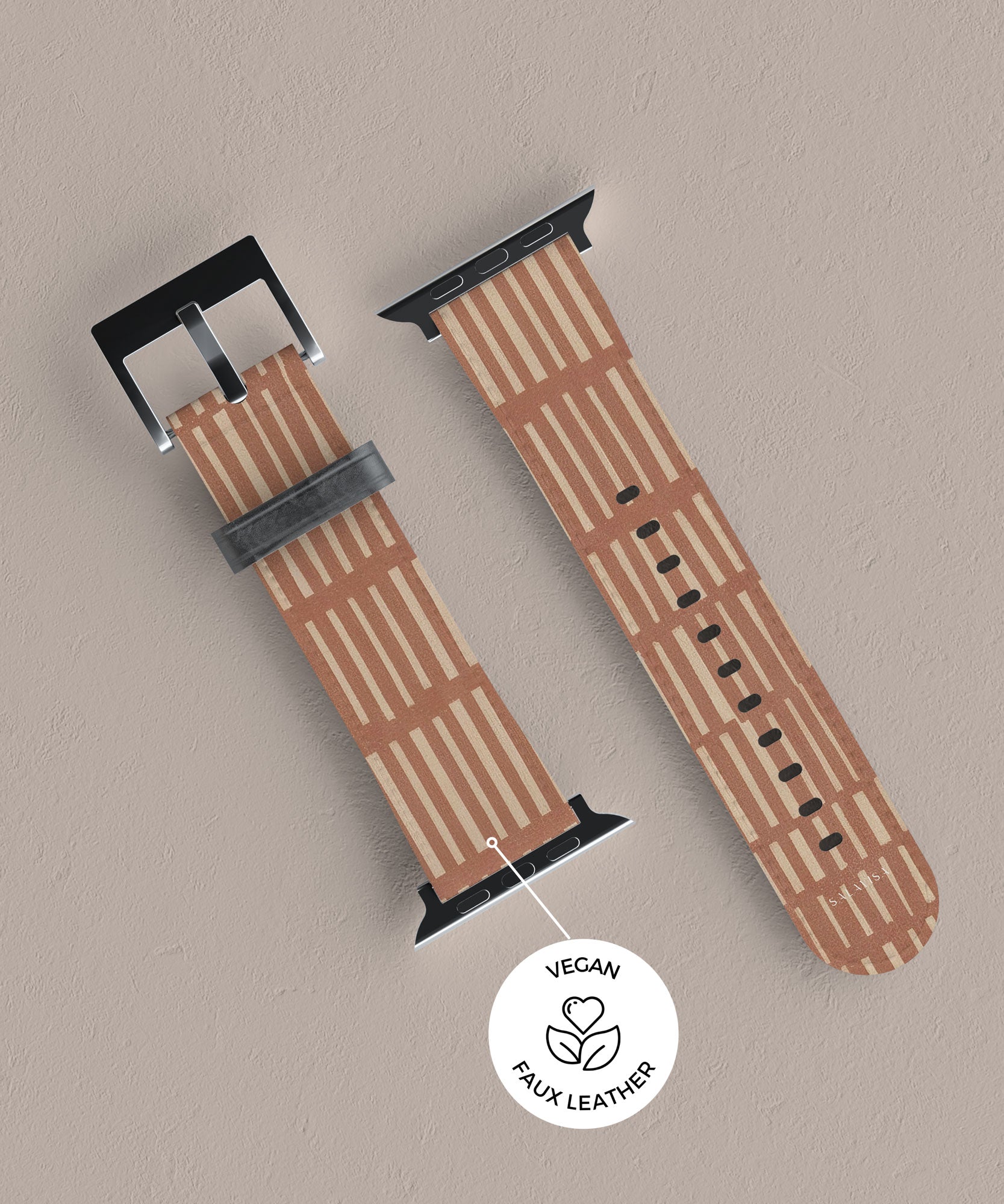 Tally Terracotta Apple Watch Band — view 6 — Salavisa