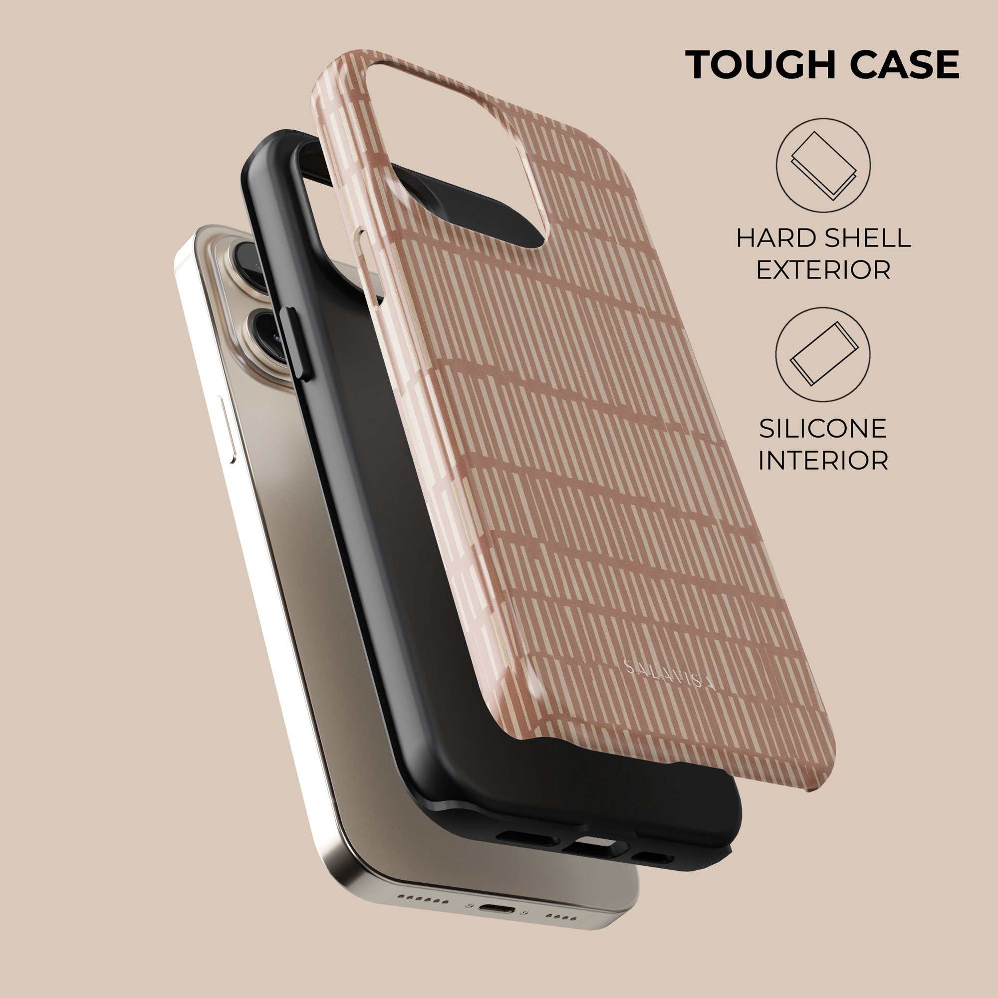 Tally Terracotta — Phone Case — front view — Salavisa