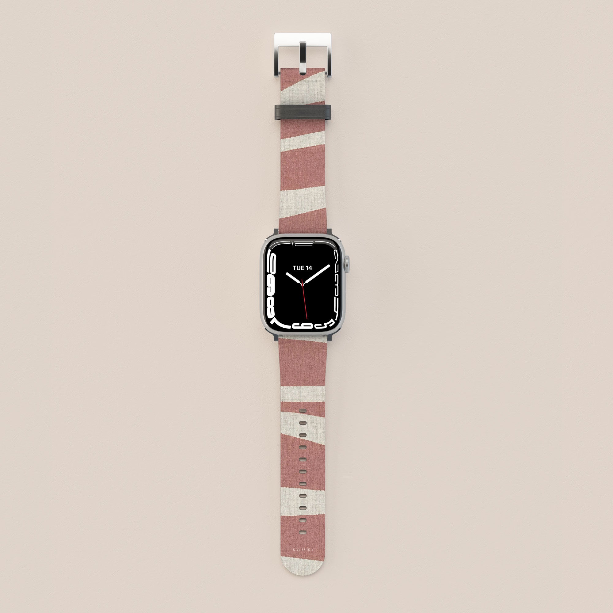 Torn Rose Apple Watch Band — view 2 — Salavisa