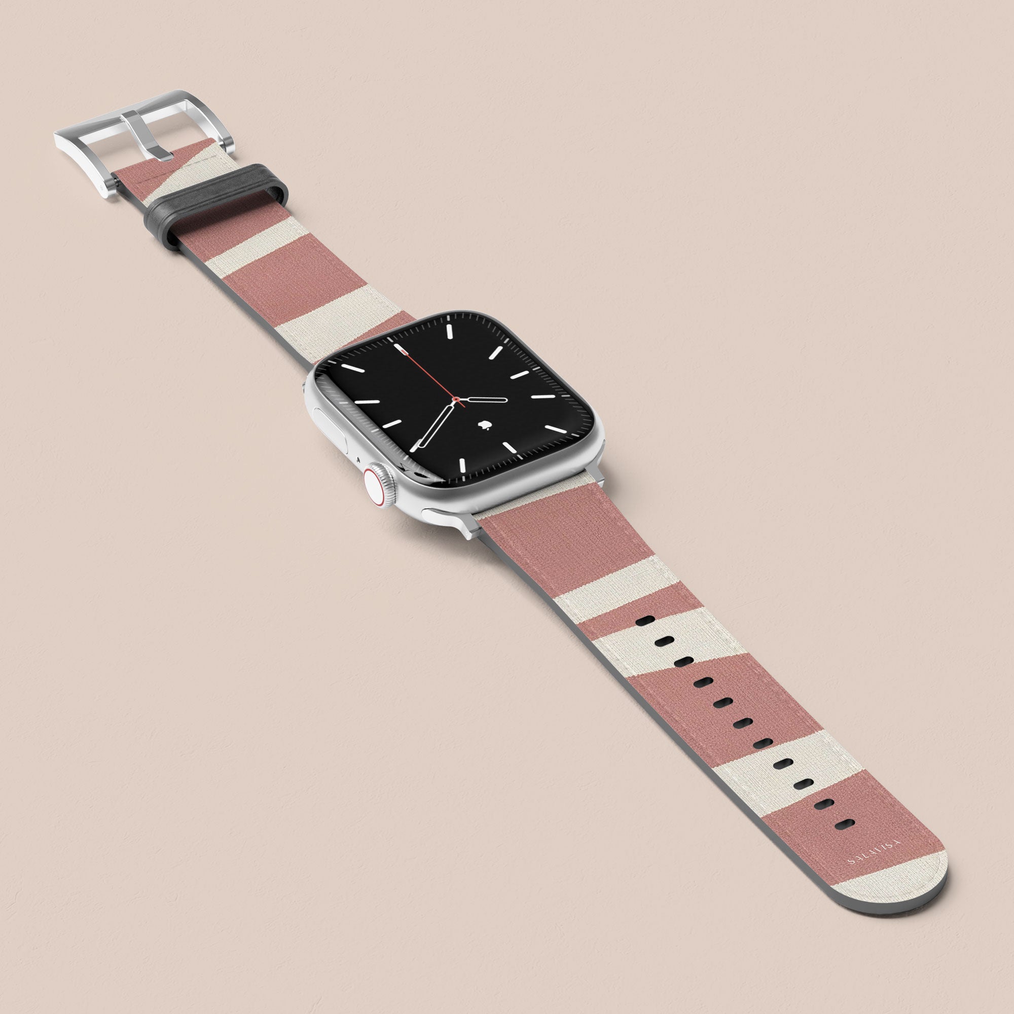 Torn Rose Apple Watch Band — view 3 — Salavisa
