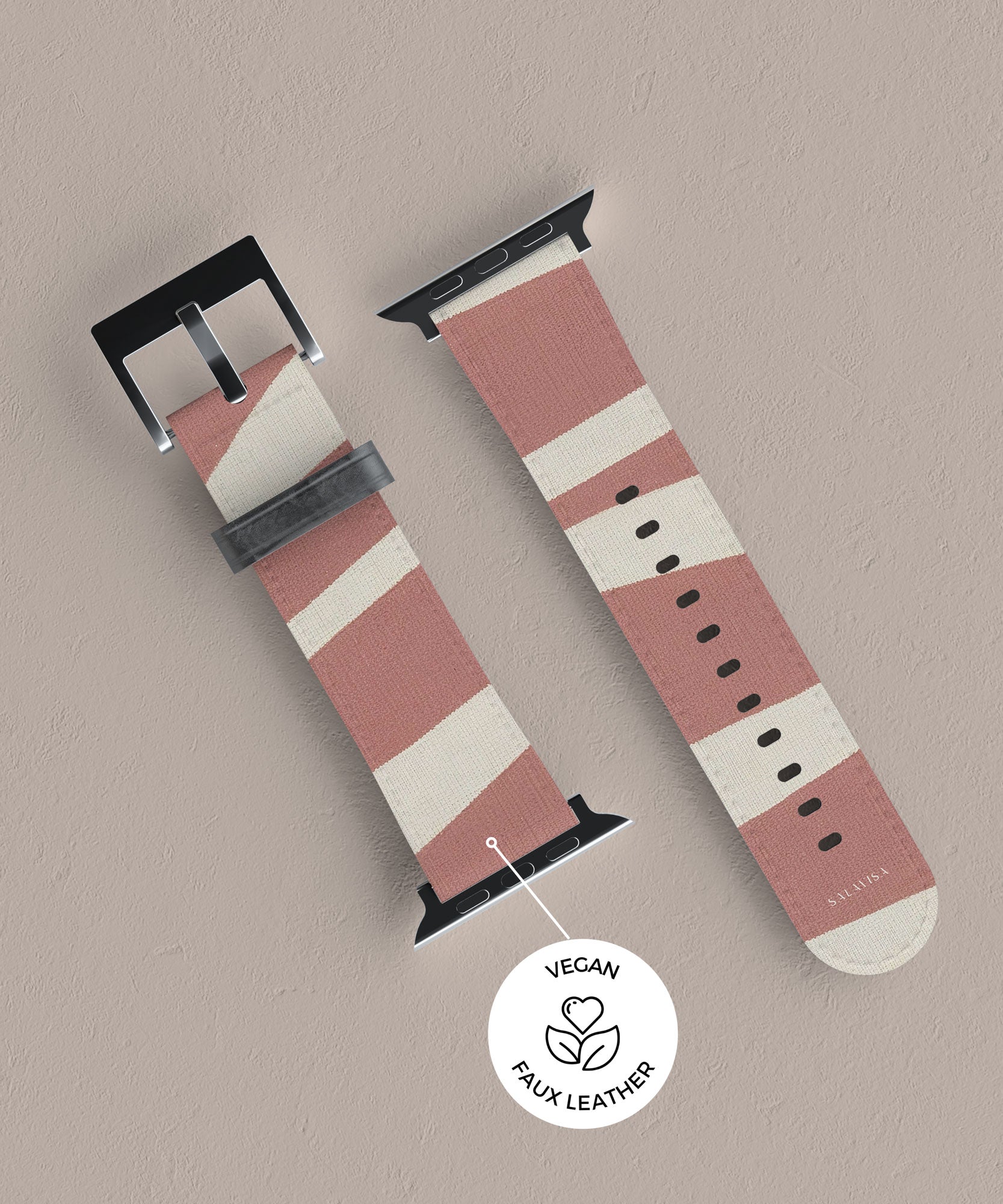 Torn Rose Apple Watch Band — view 6 — Salavisa