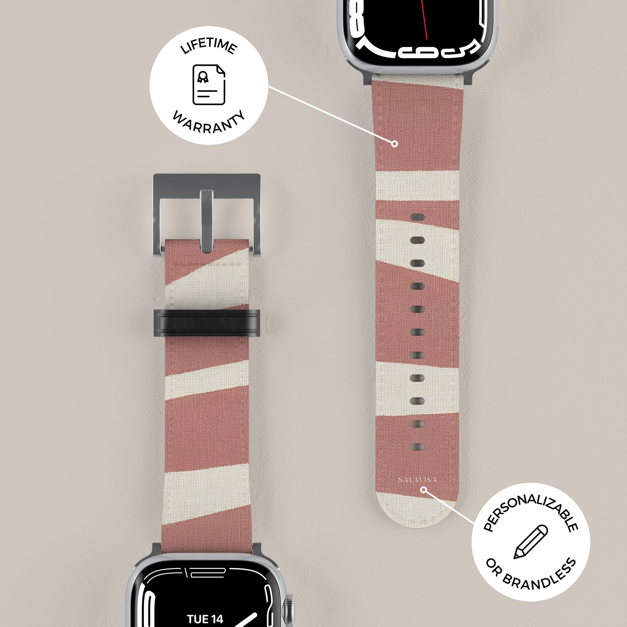 Torn Rose Apple Watch Band — view 7