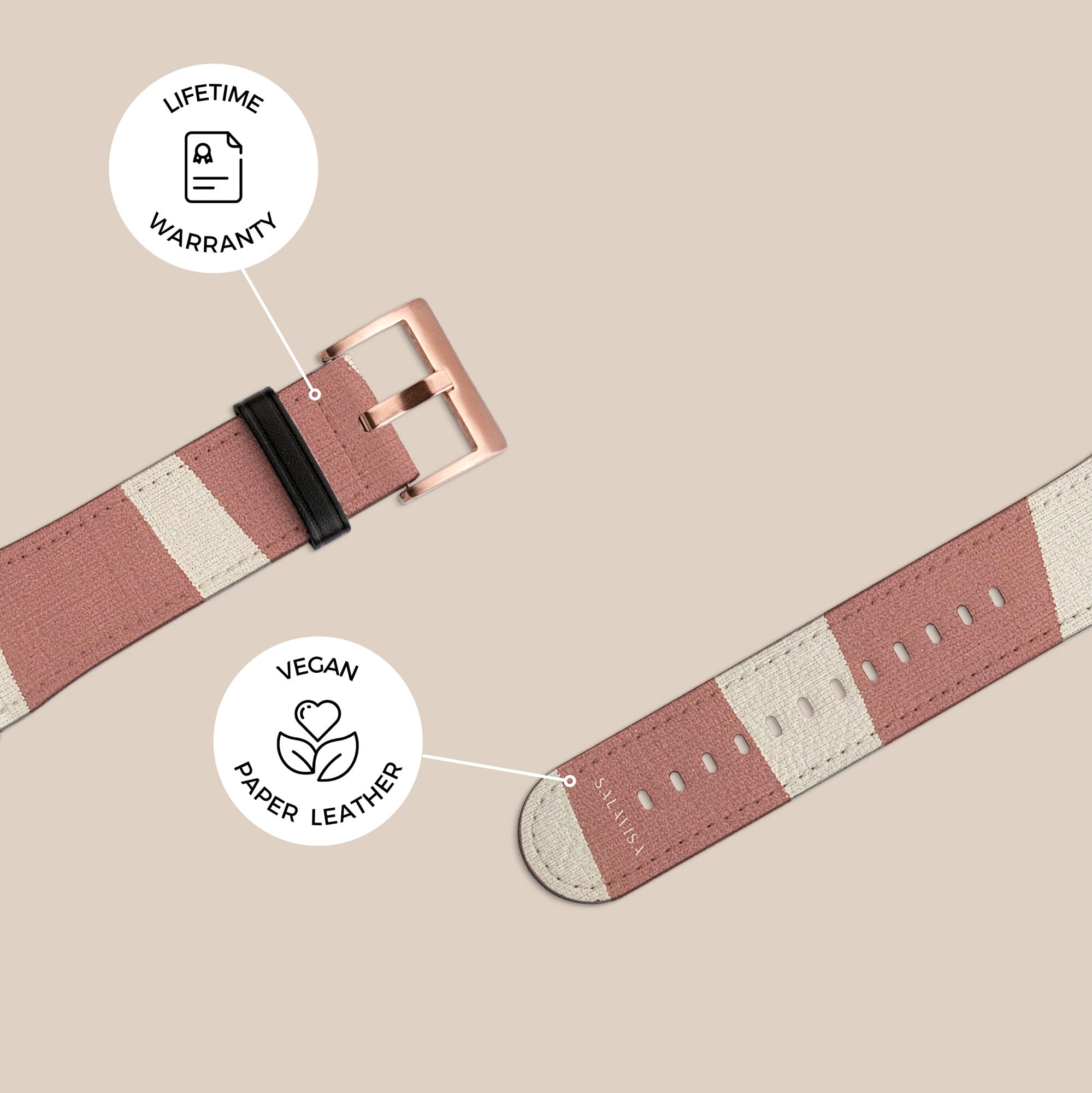 Torn Rose Galaxy Watch Band — view 4 — Salavisa