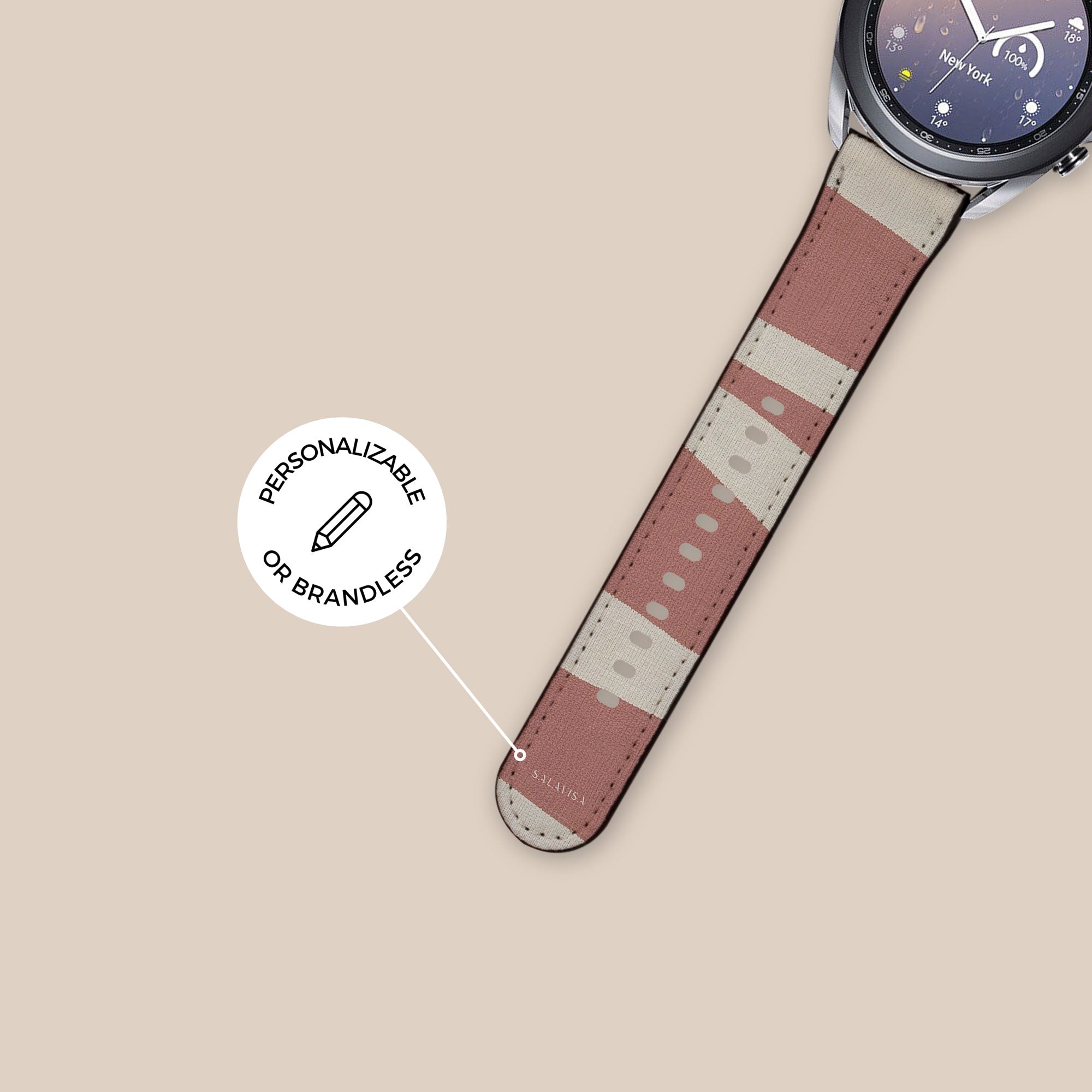 Torn Rose Galaxy Watch Band — view 5 — Salavisa