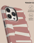 Torn Rose Phone Case — angle view
