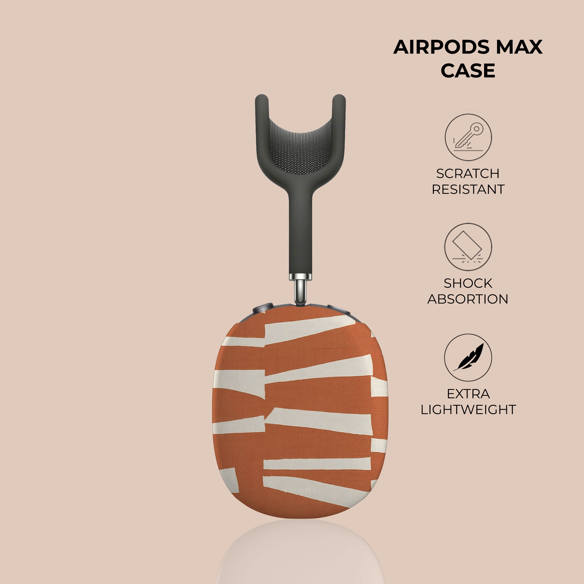 Torn Rust AirPods Max Case — view 4 — Salavisa