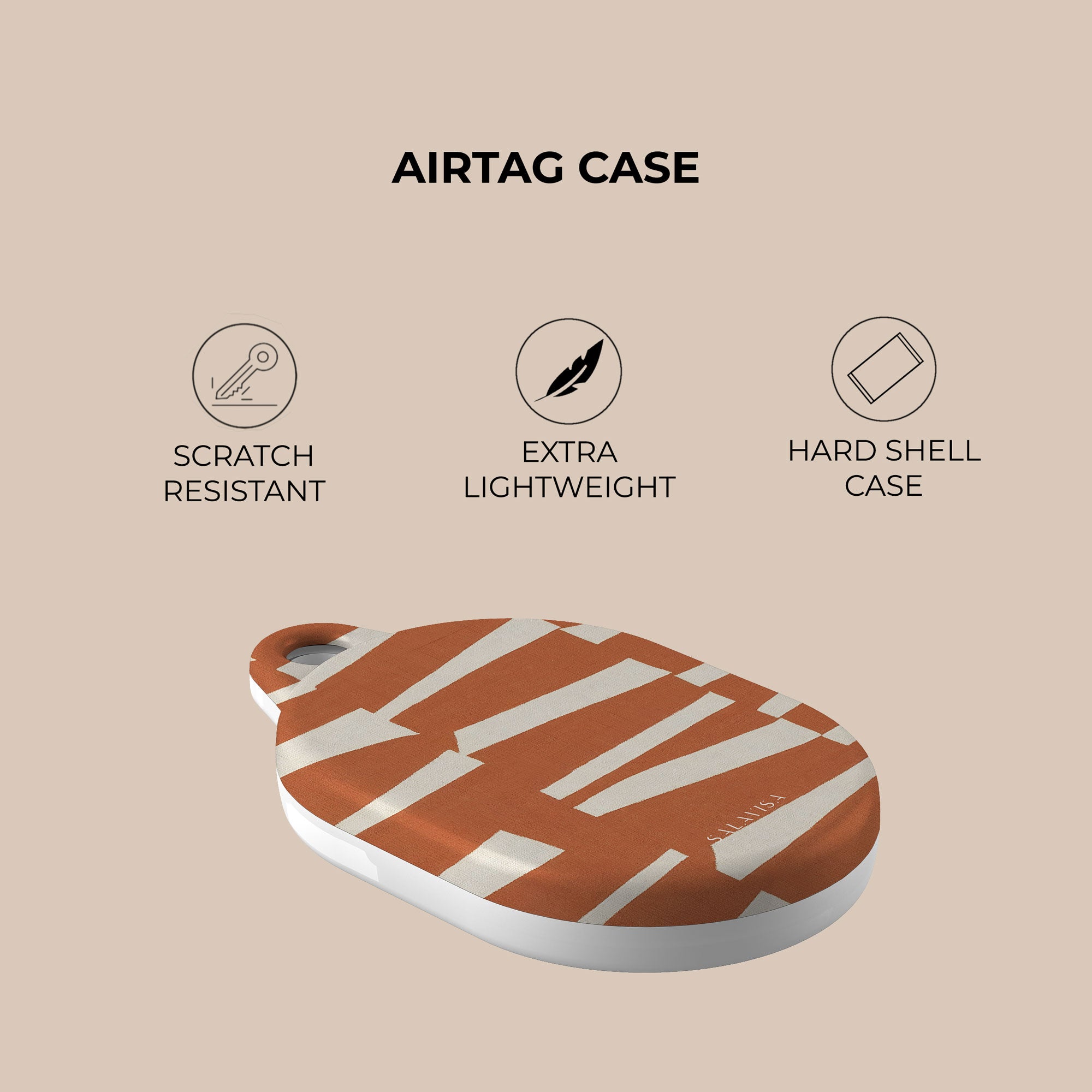 Torn Rust AirTag Holder — view 4 — Salavisa