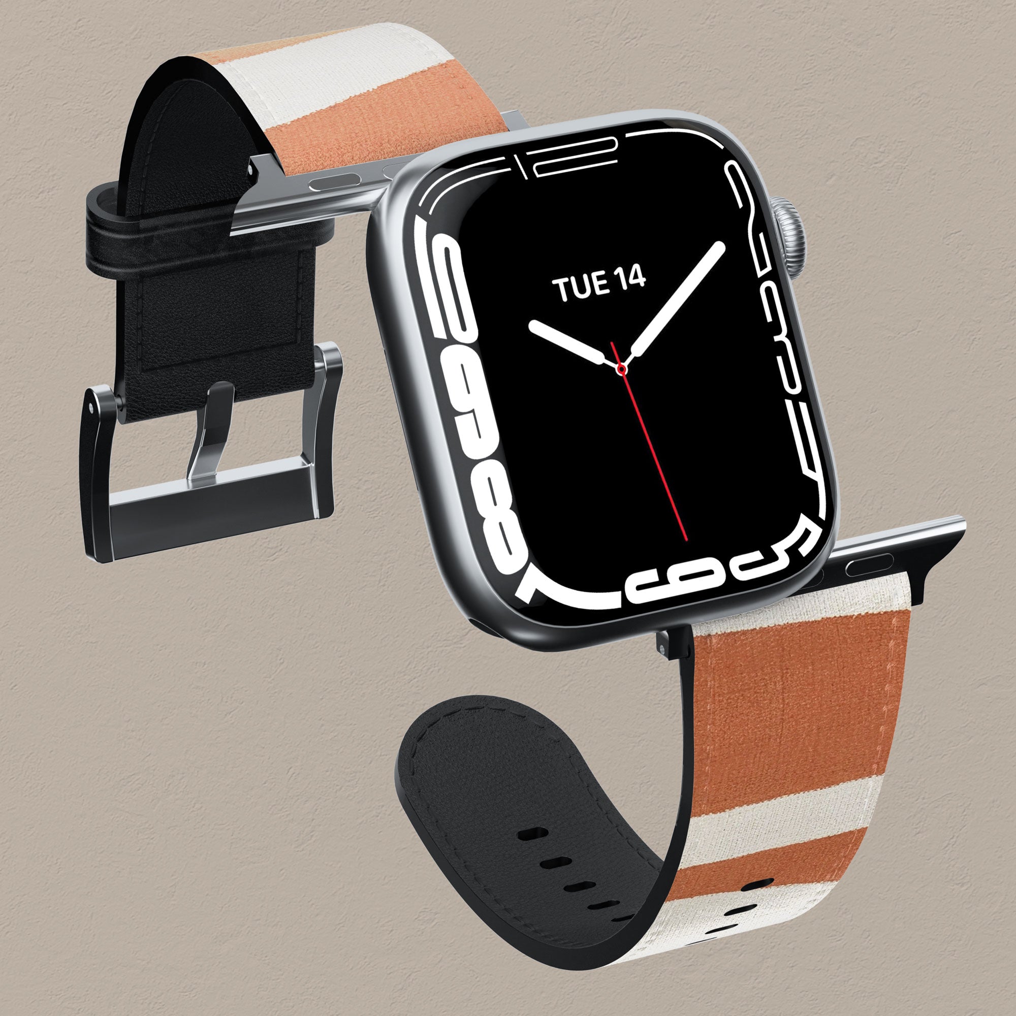 Torn Rust Apple Watch Band — view 5 — Salavisa