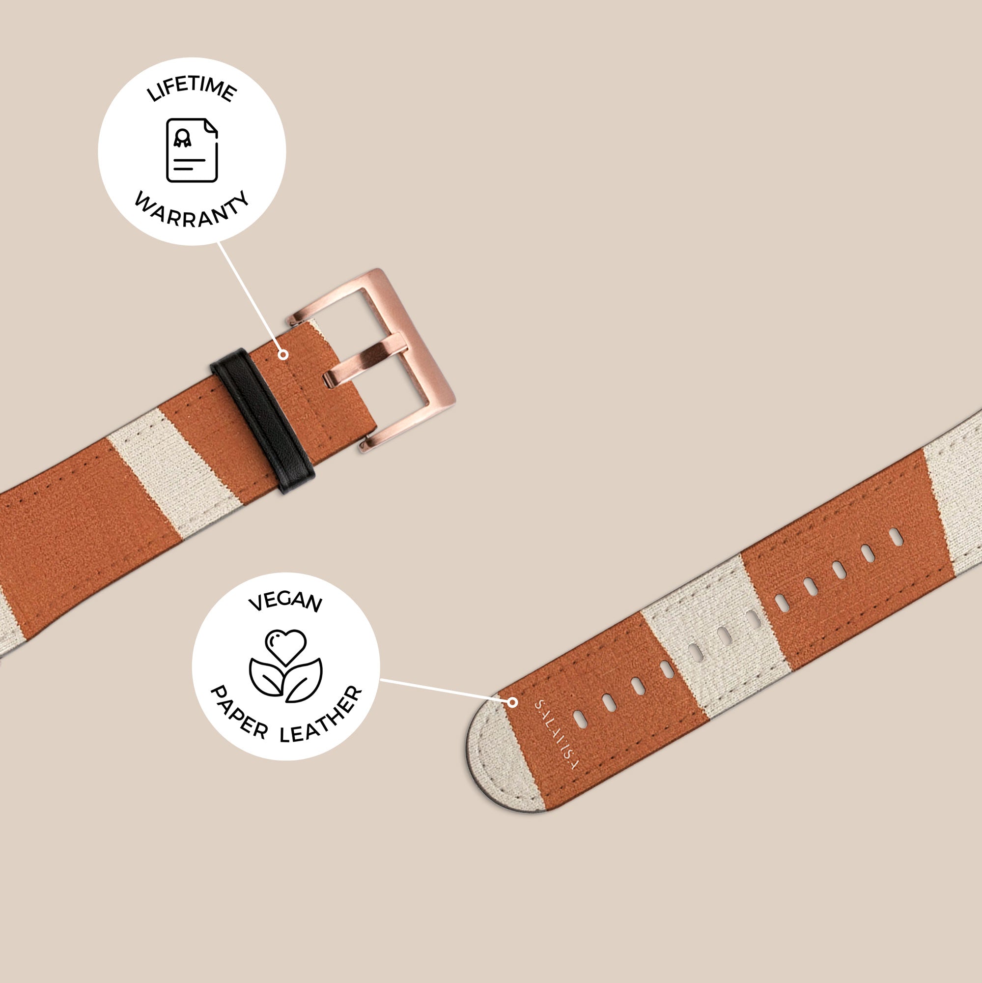 Torn Rust Galaxy Watch Band — view 4