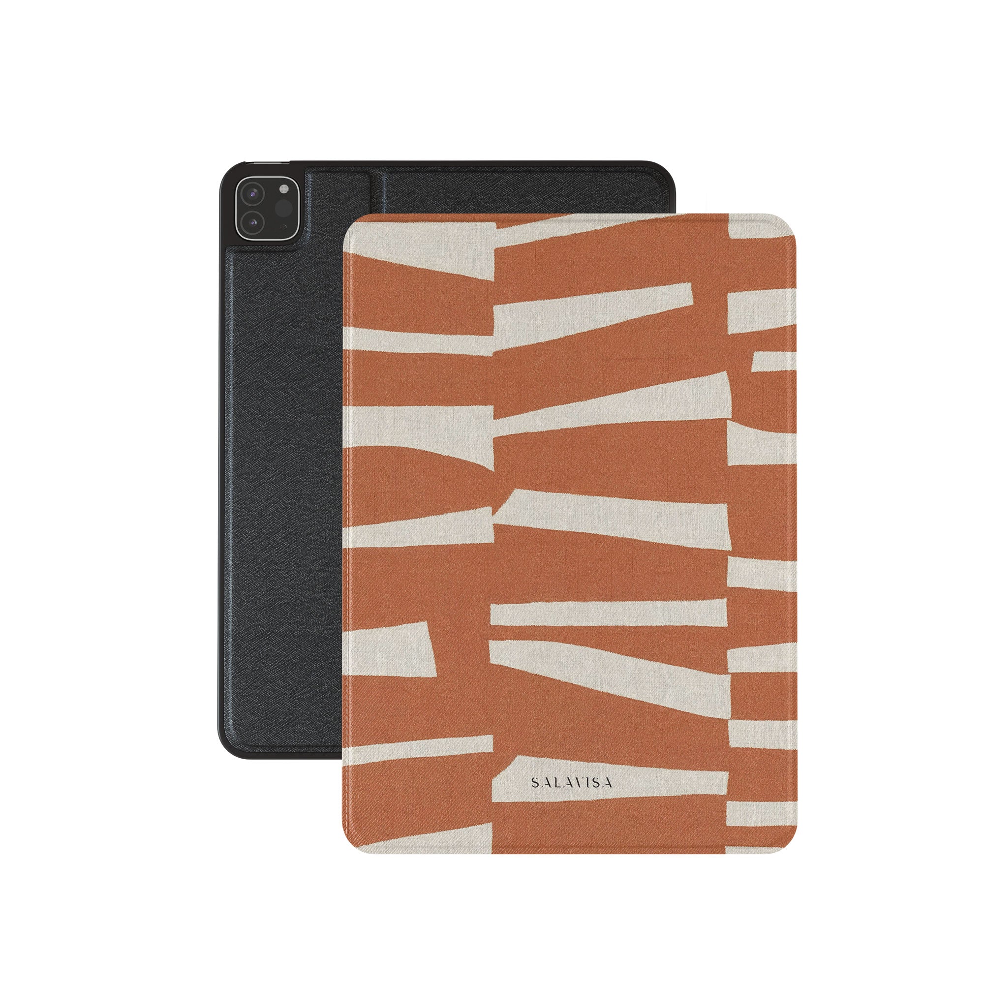 Torn Rust iPad Case. Front view. — Salavisa