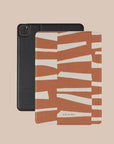 Torn Rust iPad Case. View 2.