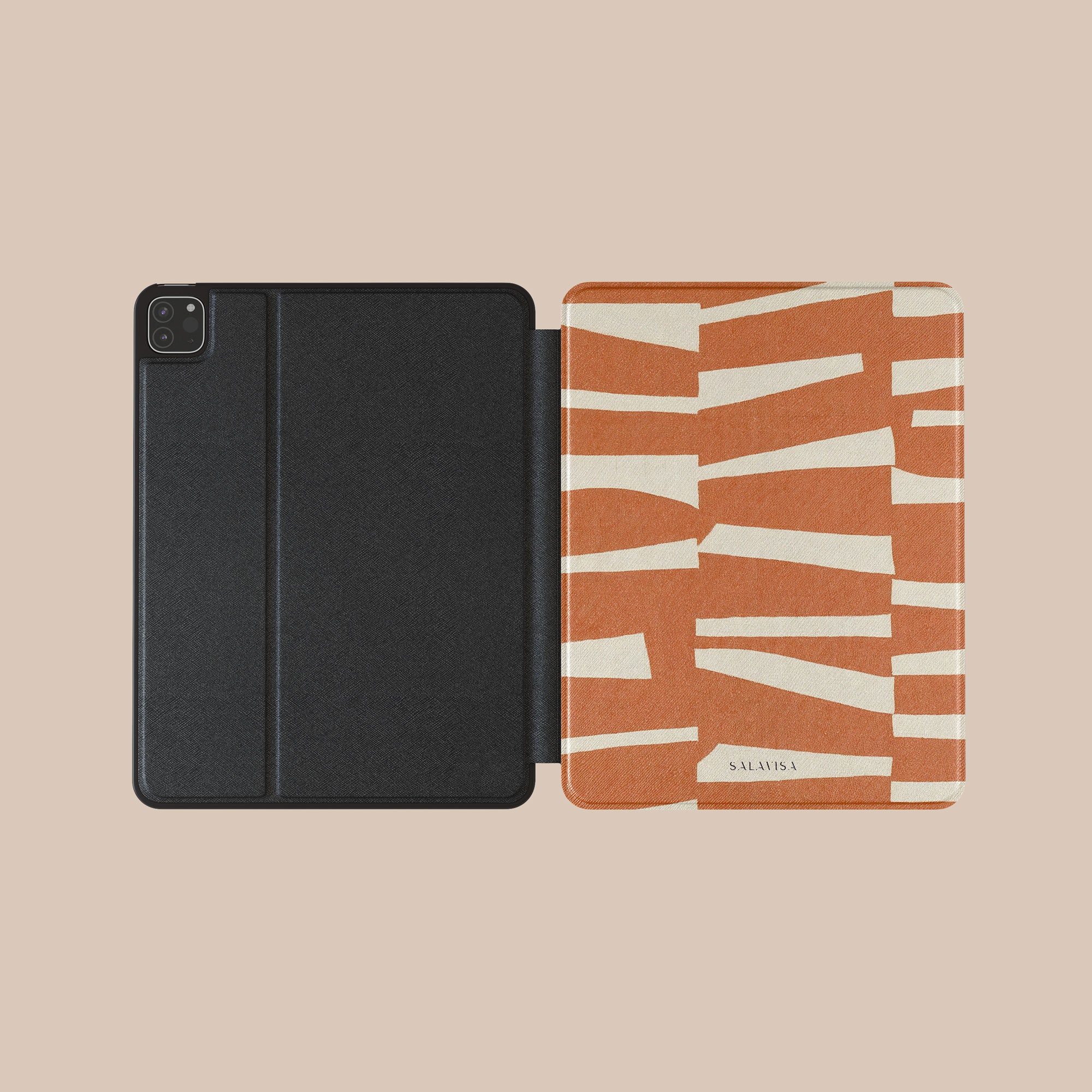 Torn Rust iPad Case. View 3. — Salavisa