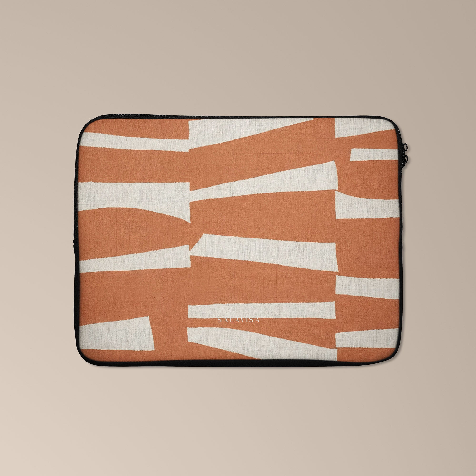 Torn Rust Laptop Sleeve — view 2 — Salavisa