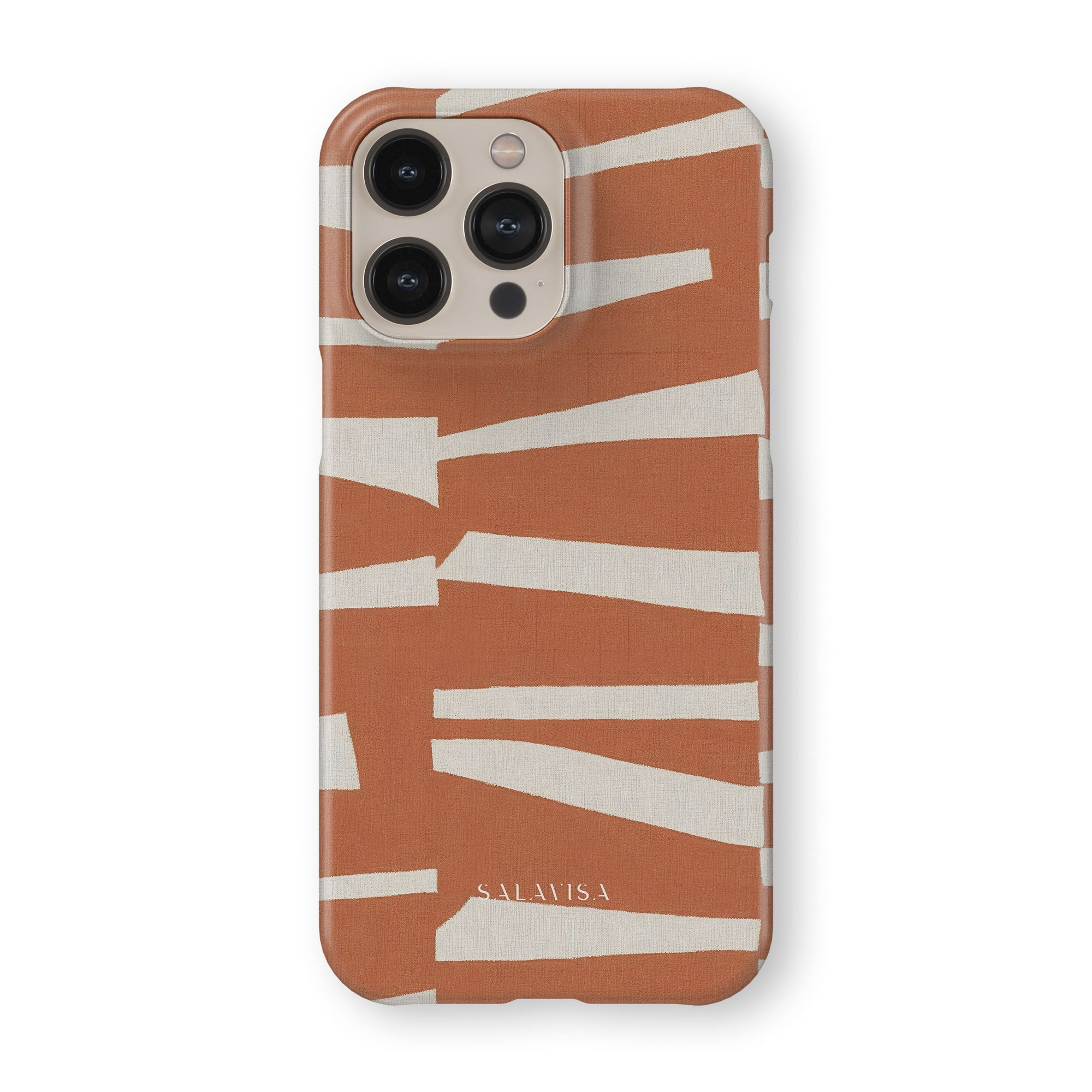 Torn Rust Phone Case — front view — Salavisa