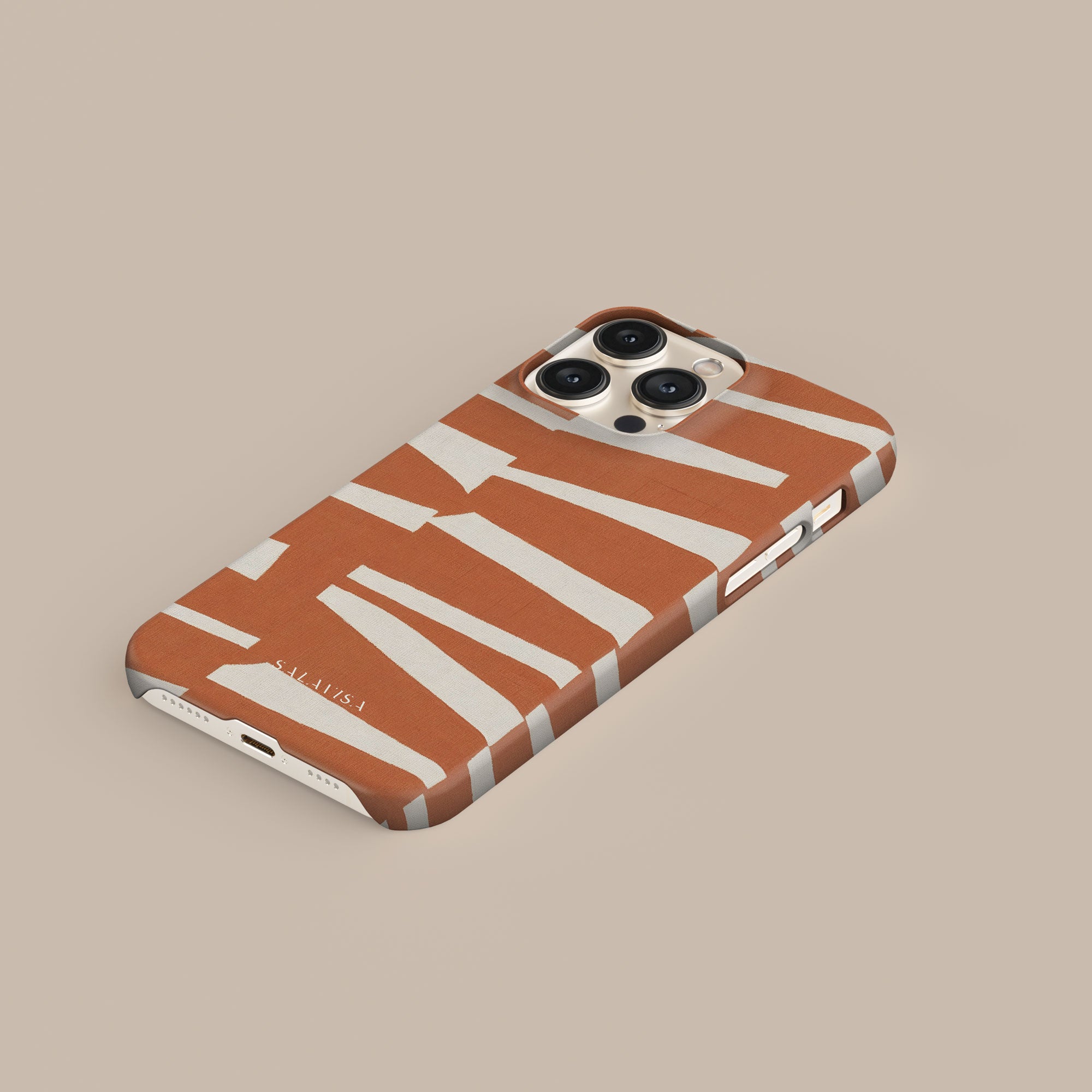 Torn Rust Phone Case — side profile — Salavisa