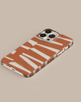 Torn Rust Phone Case — side profile