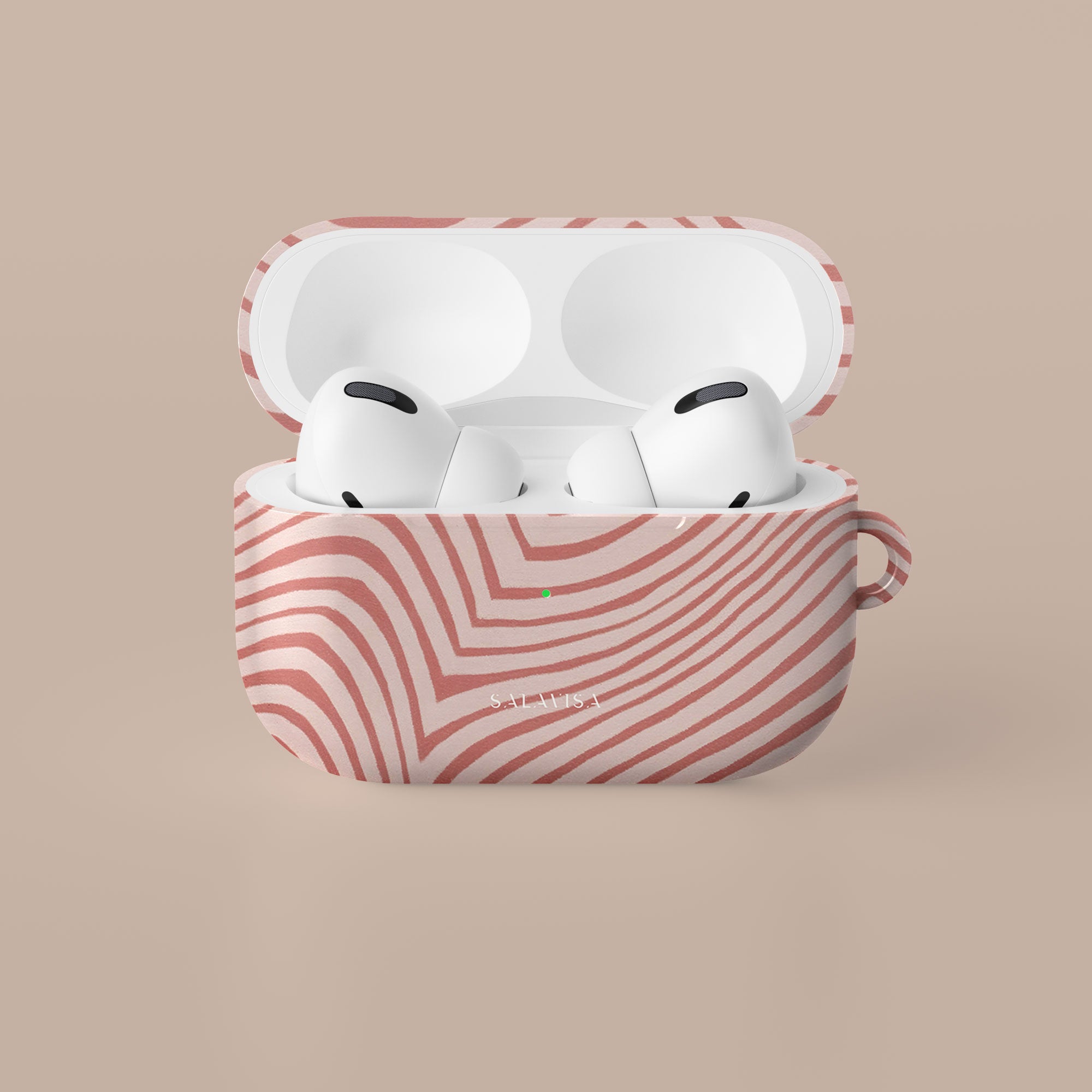 Wave Coral AirPods Case — view 4 — Salavisa