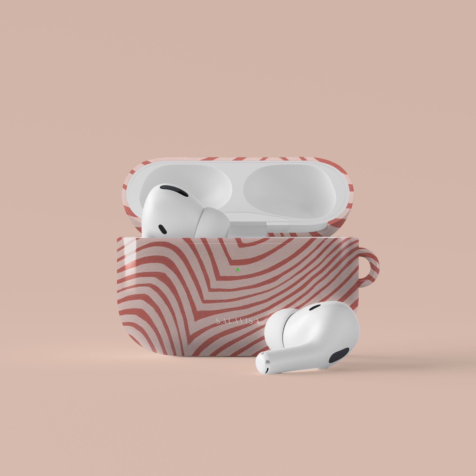 Wave Coral AirPods Case — view 5 — Salavisa