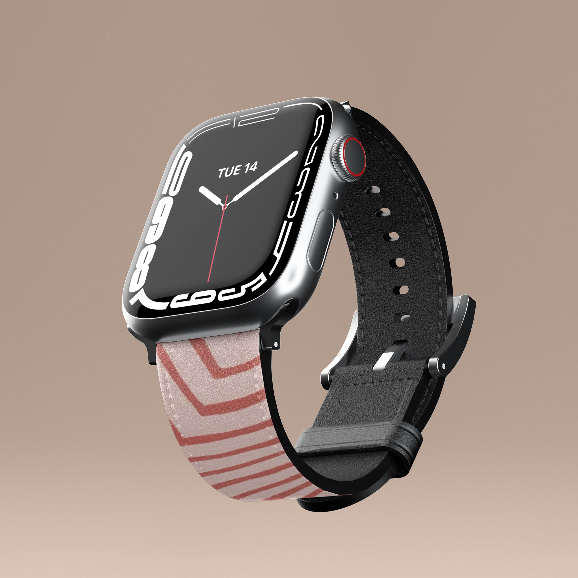 Wave Coral Apple Watch Band — view 4 — Salavisa