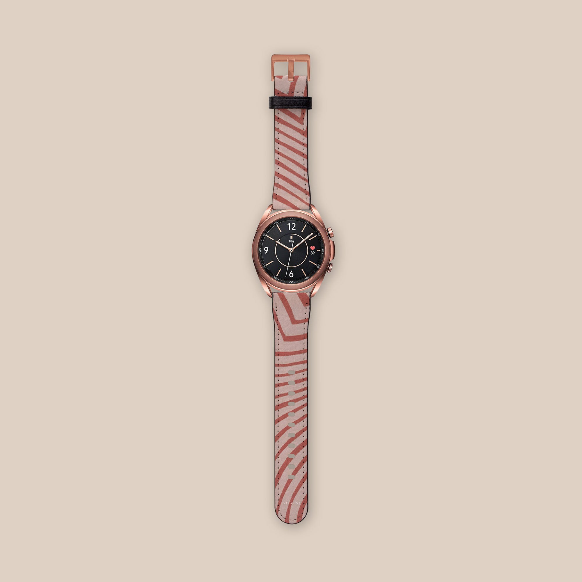 Wave Coral Galaxy Watch Band — view 3 — Salavisa