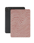 Wave Coral iPad Case. Front view.