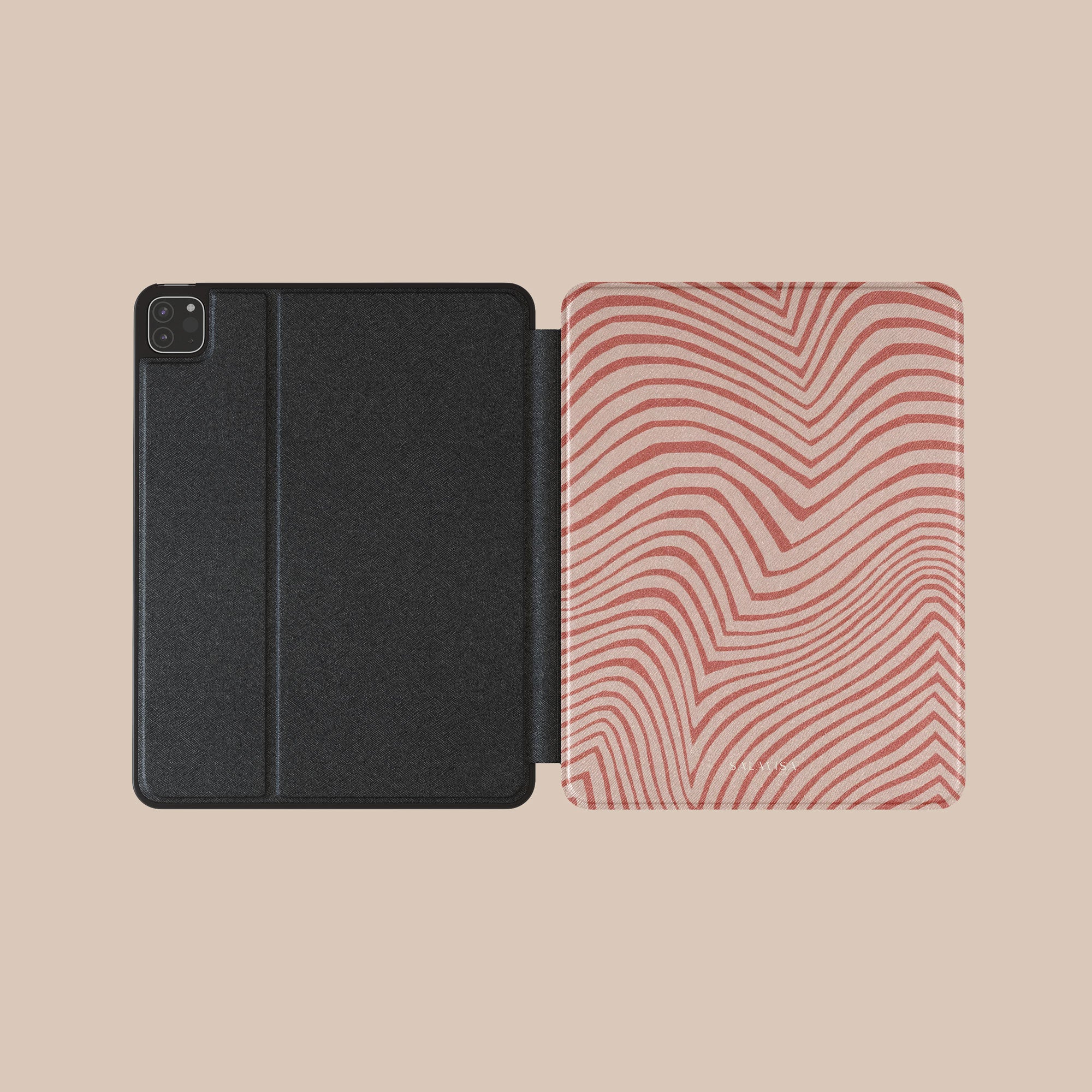 Wave Coral iPad Case. View 3. — Salavisa
