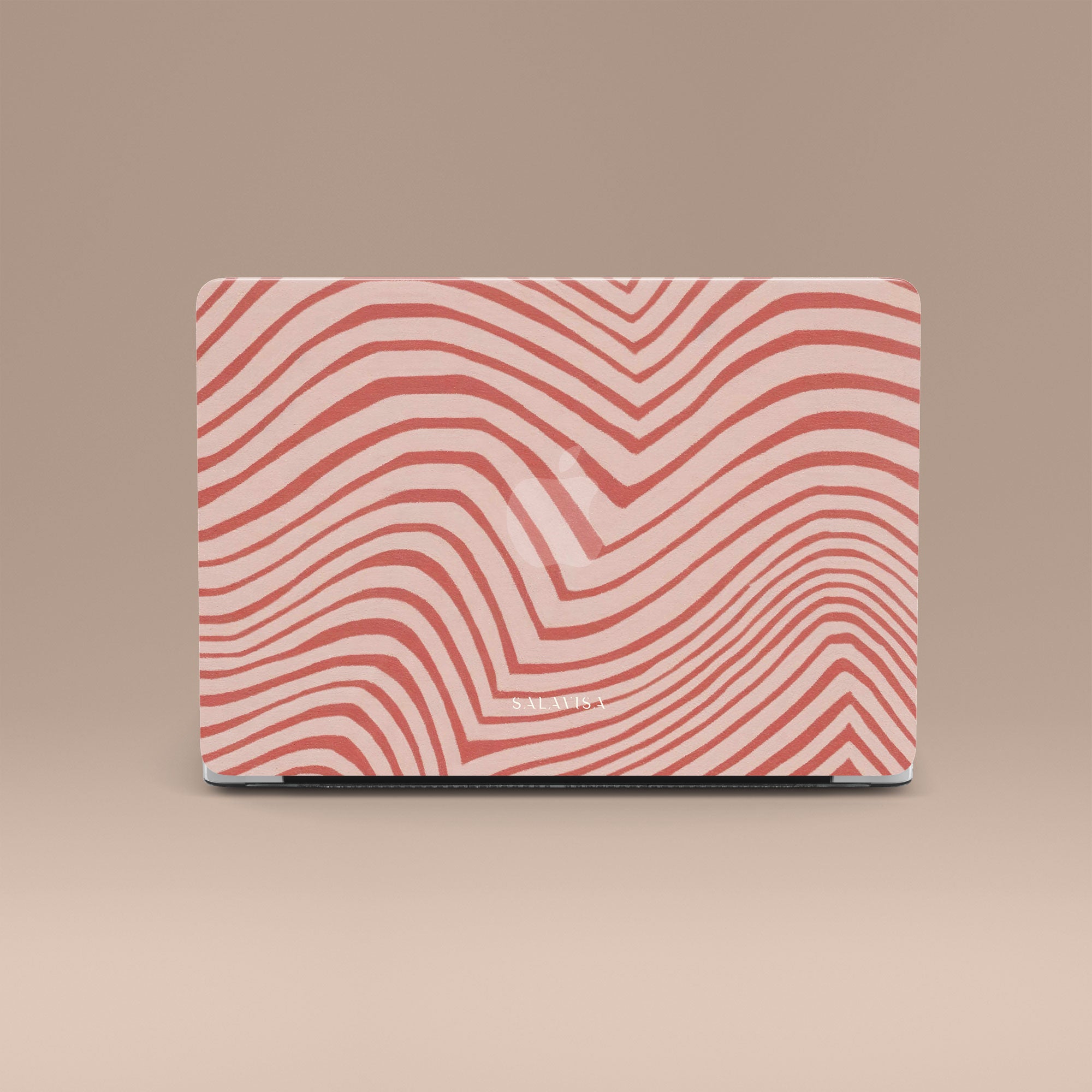 Wave Coral MacBook Case — view 2 — Salavisa