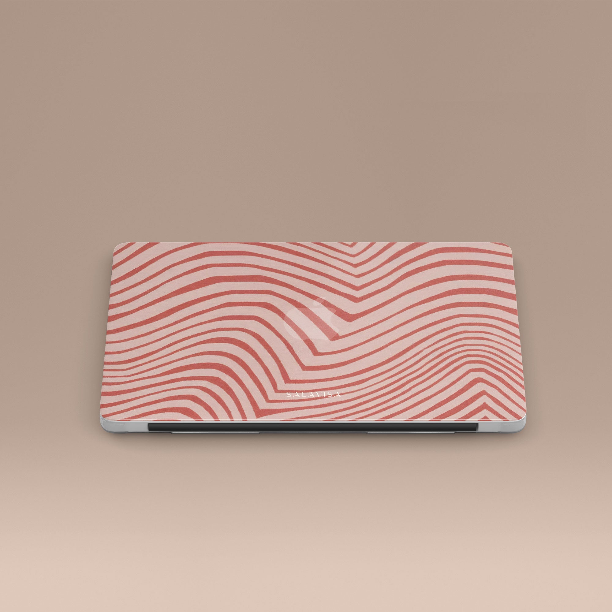 Wave Coral MacBook Case — view 3 — Salavisa