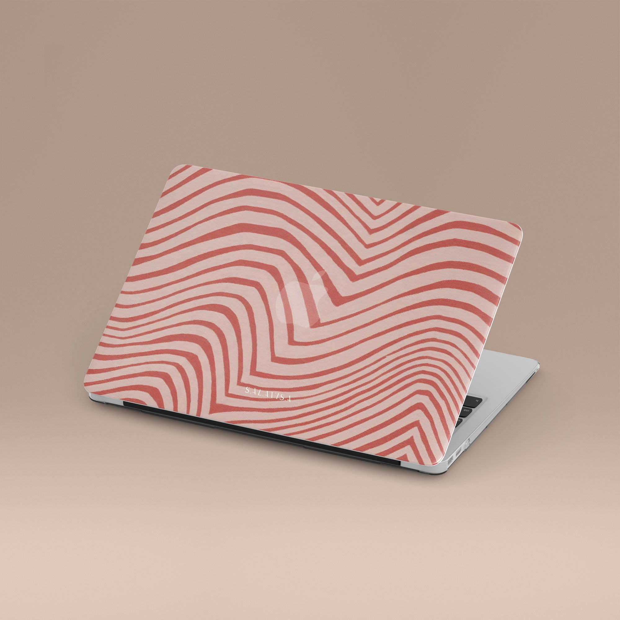 Wave Coral MacBook Case — view 4 — Salavisa