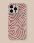 Wave Coral Phone Case — angle view