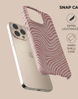 Wave Coral Phone Case — back view