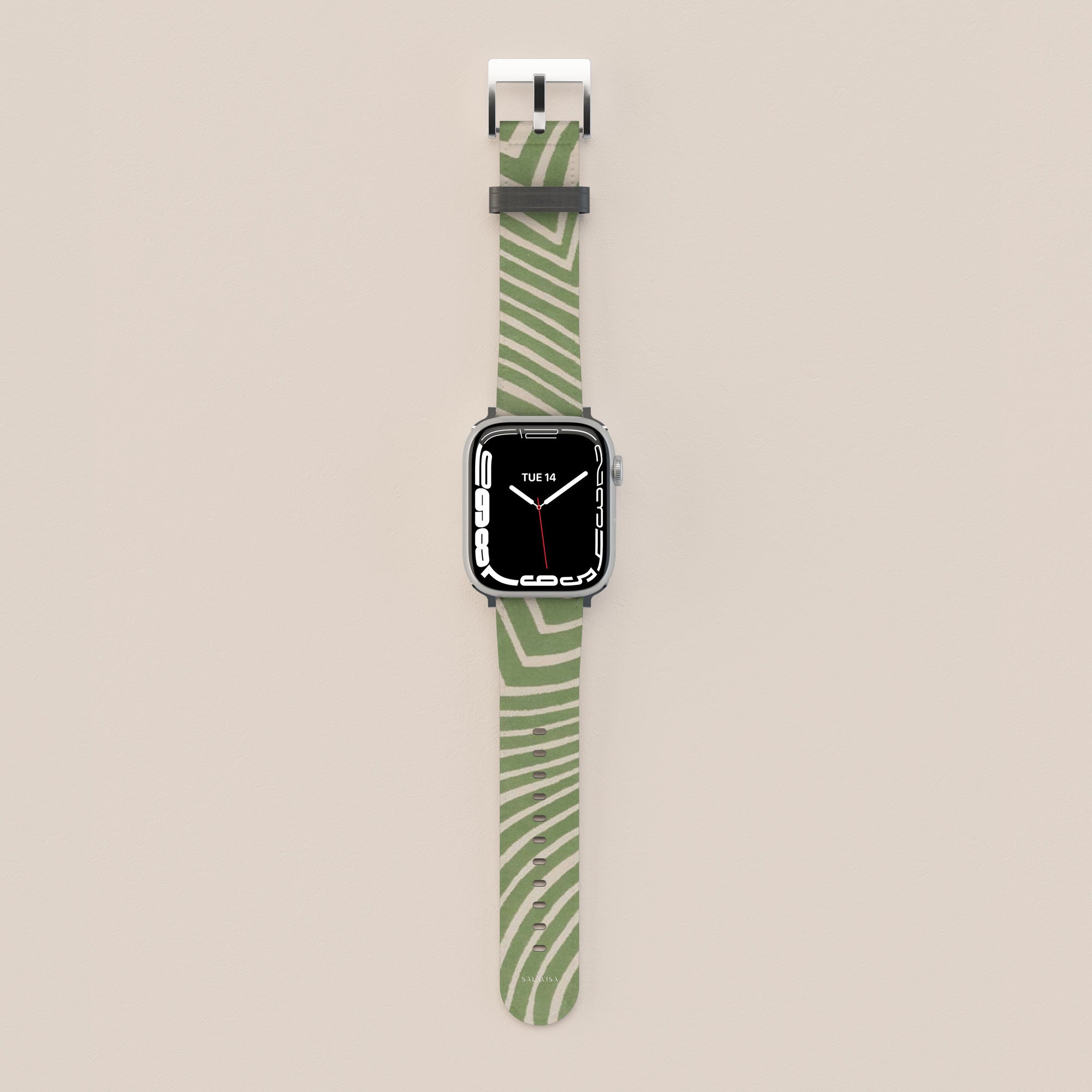 Wave Sage Apple Watch Band — view 2 — Salavisa