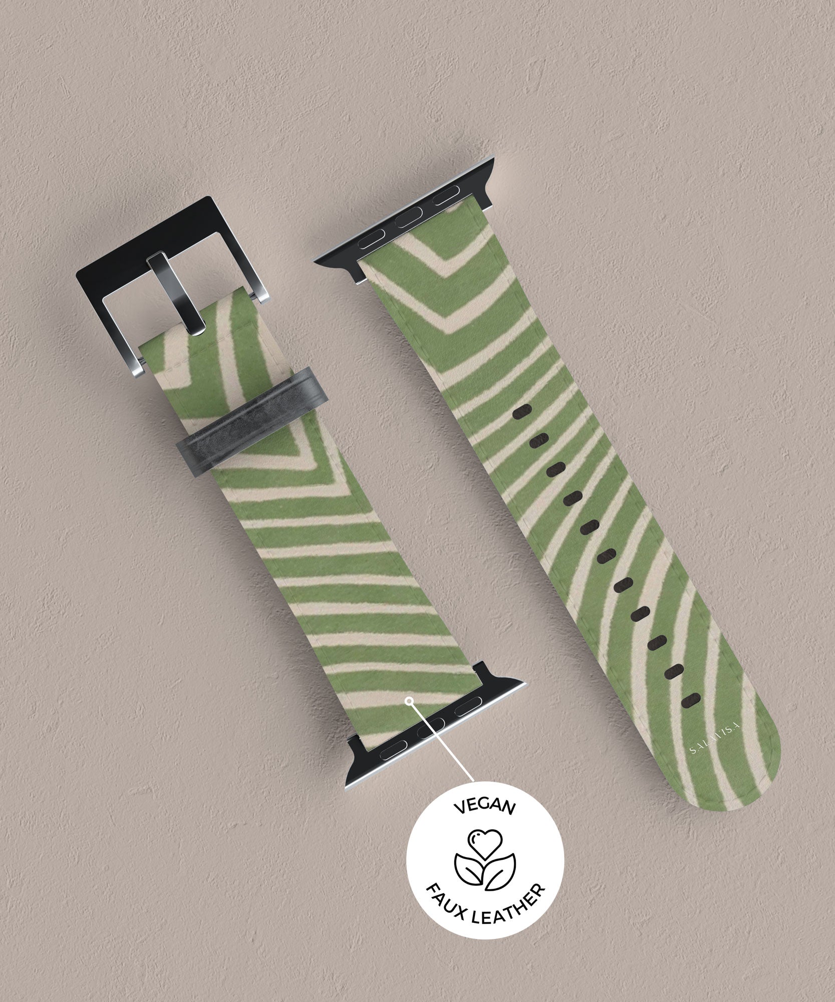 Wave Sage Apple Watch Band — view 6 — Salavisa