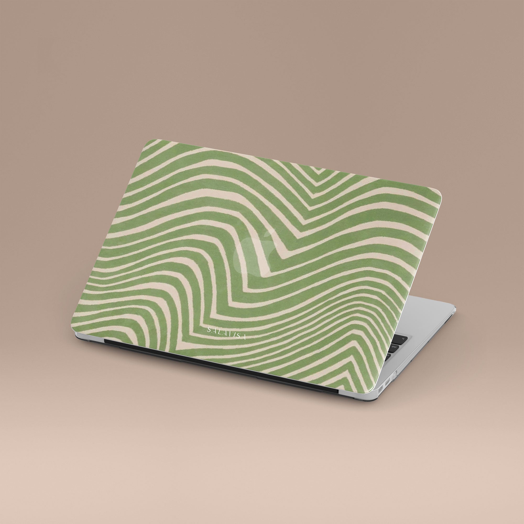 Wave Sage MacBook Case — view 4 — Salavisa