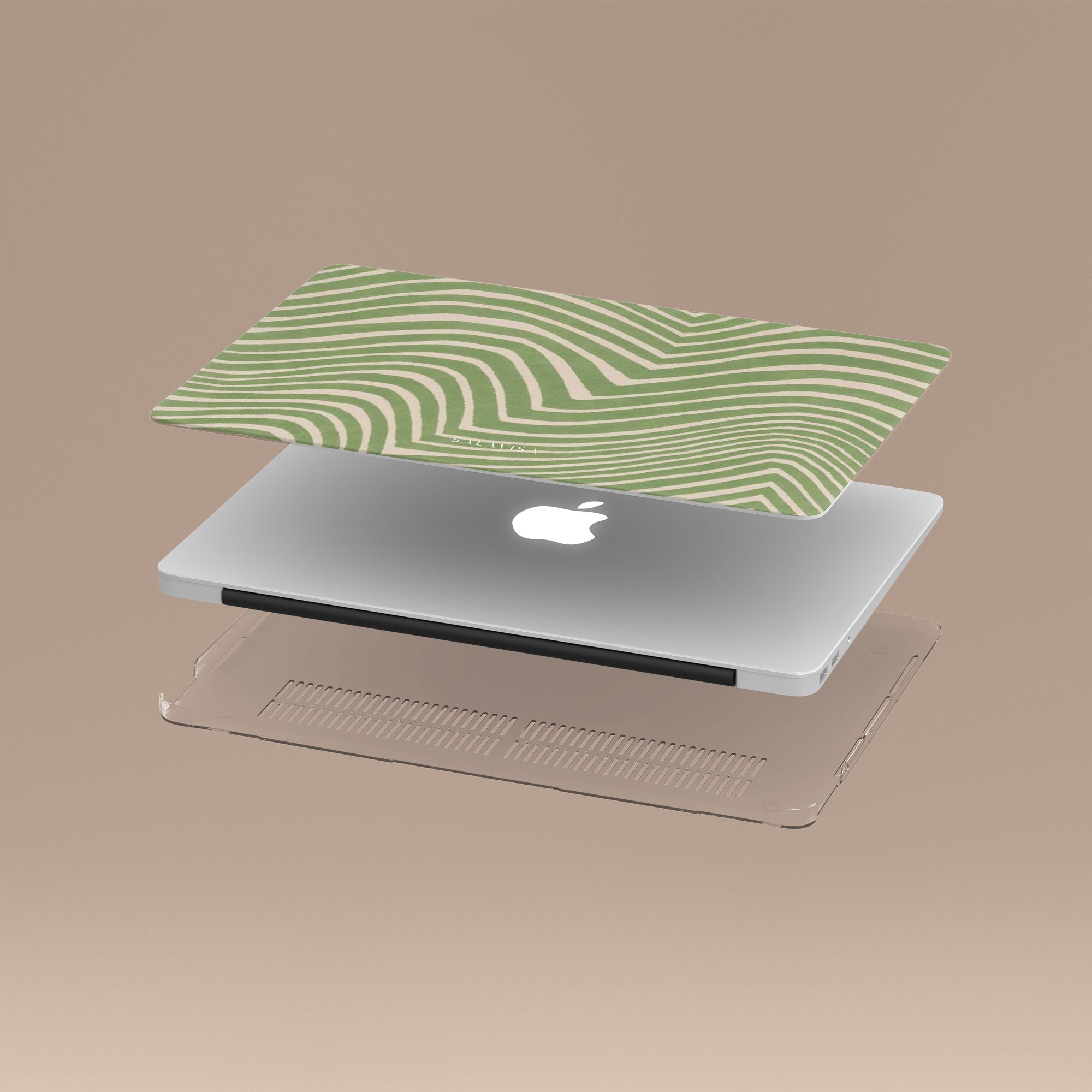 Wave Sage MacBook Case — view 5 — Salavisa
