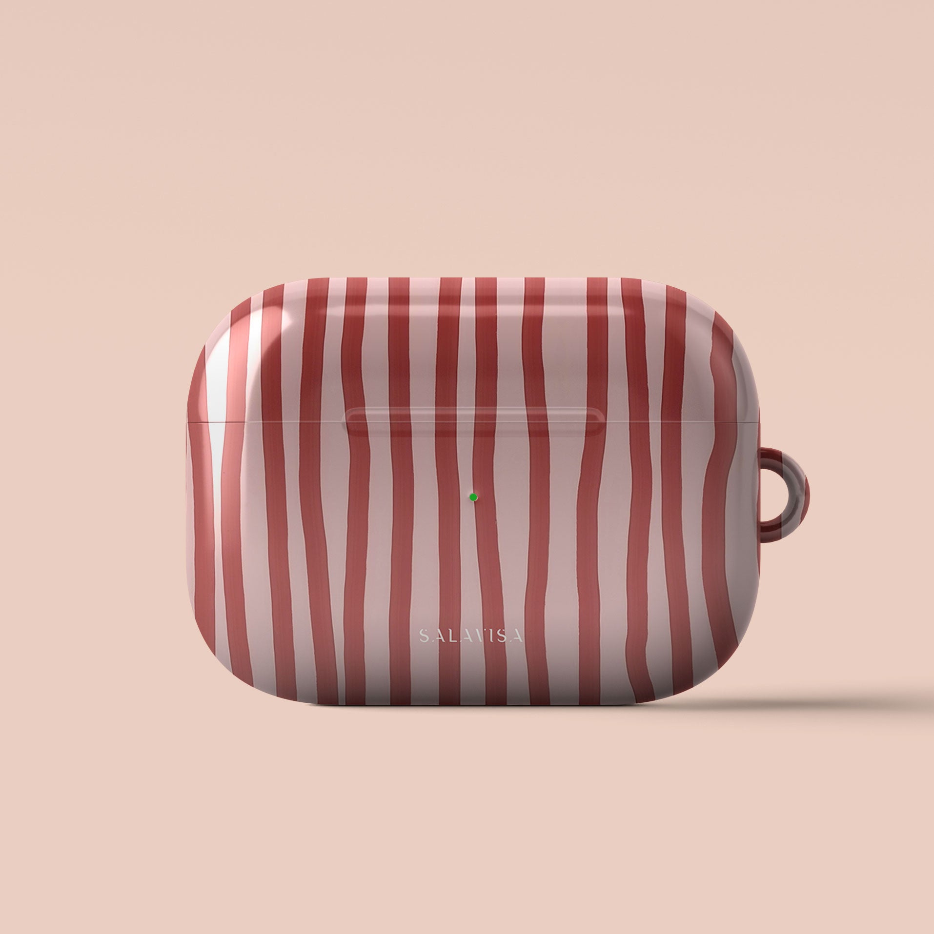 Wonky Blush AirPods Case — view 2 — Salavisa
