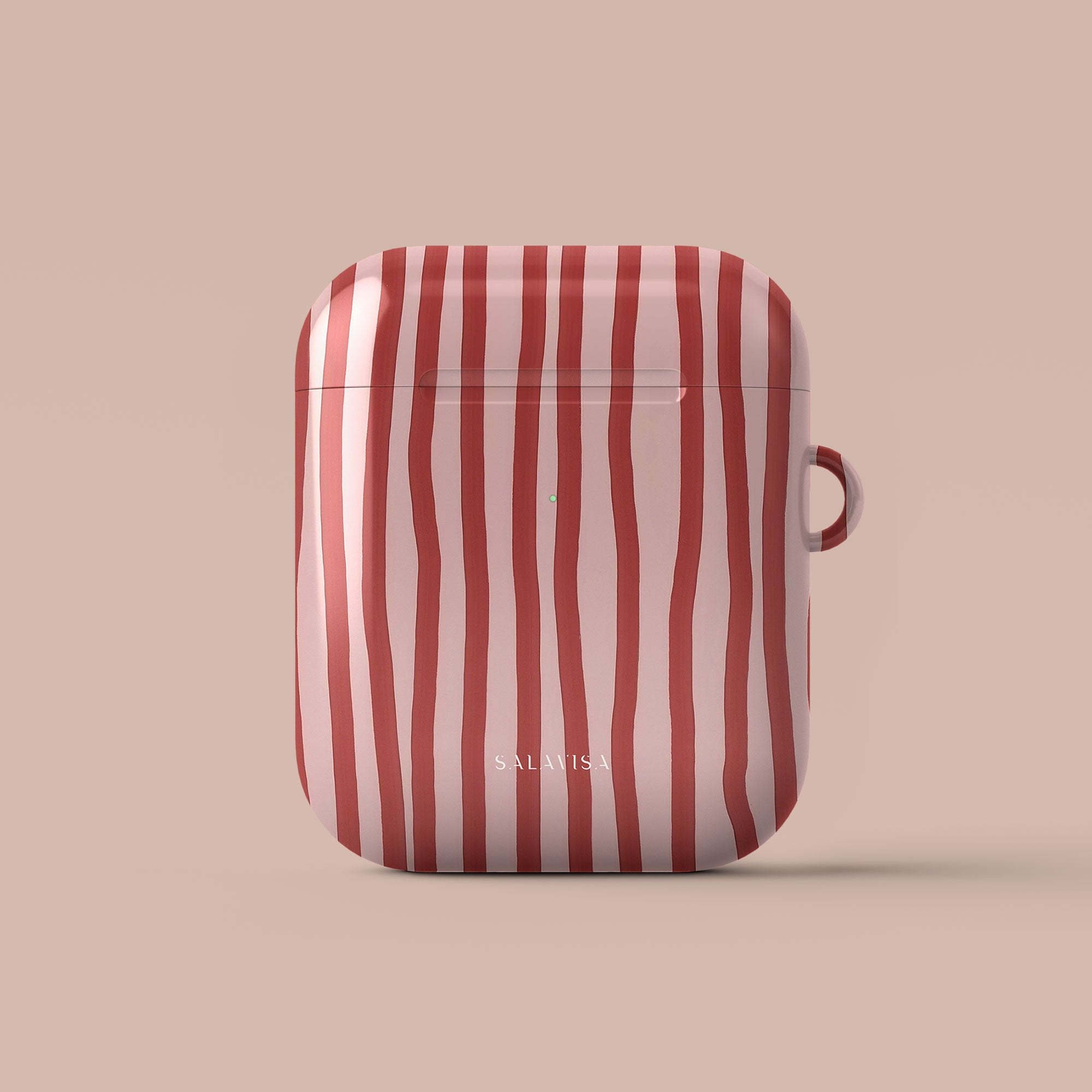 Wonky Blush AirPods Case — view 3 — Salavisa