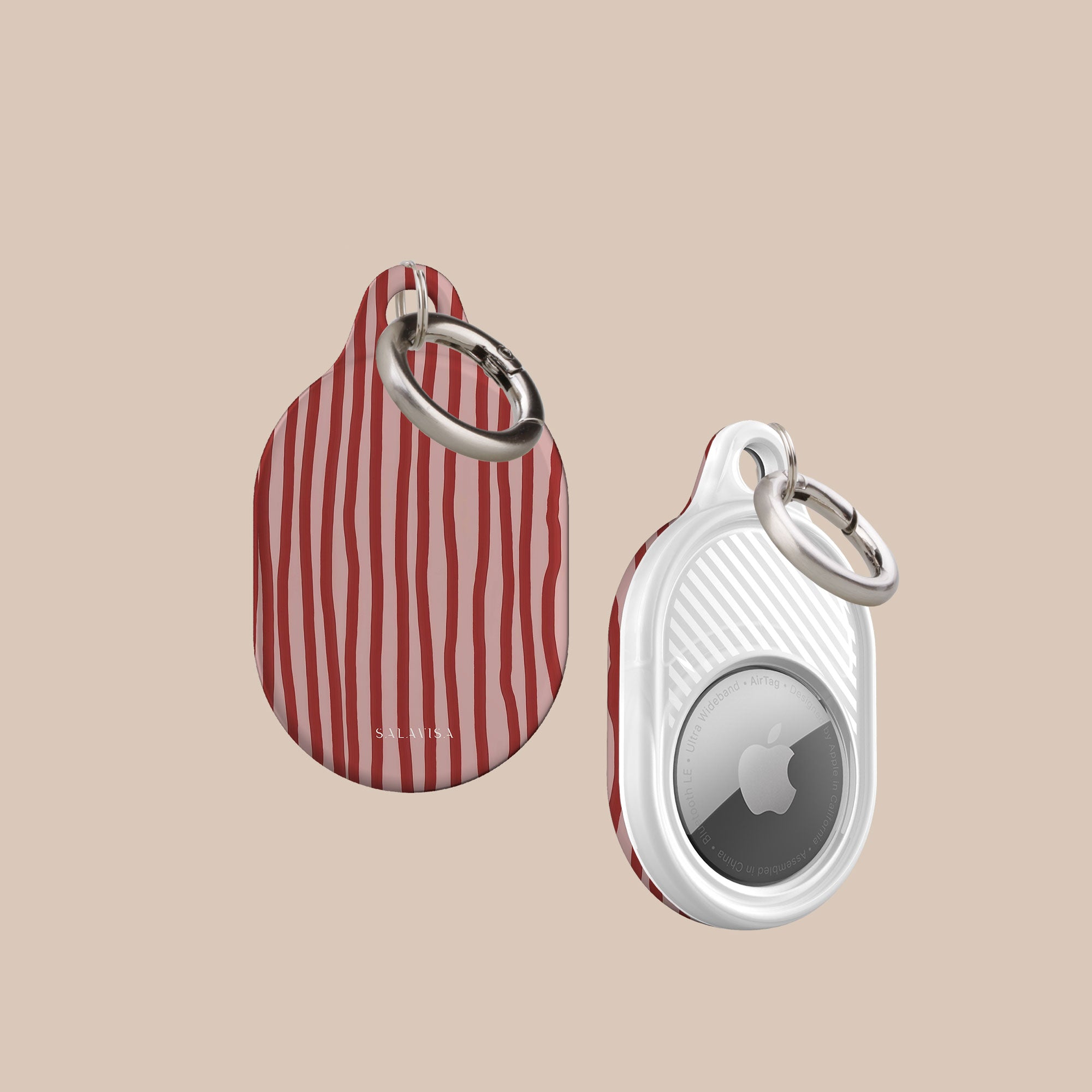 Wonky Blush AirTag Holder — view 3
