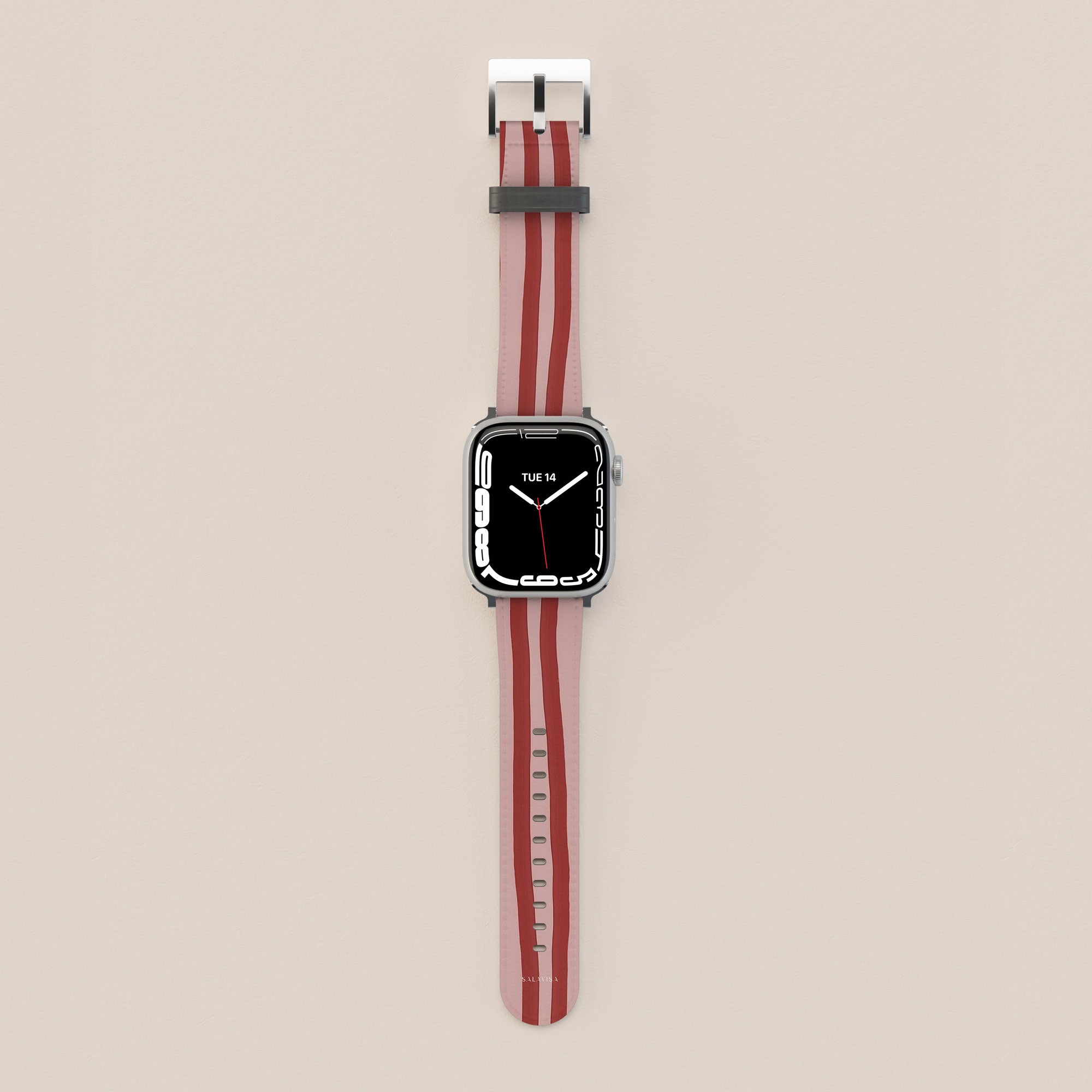 Wonky Blush Apple Watch Band — view 2 — Salavisa