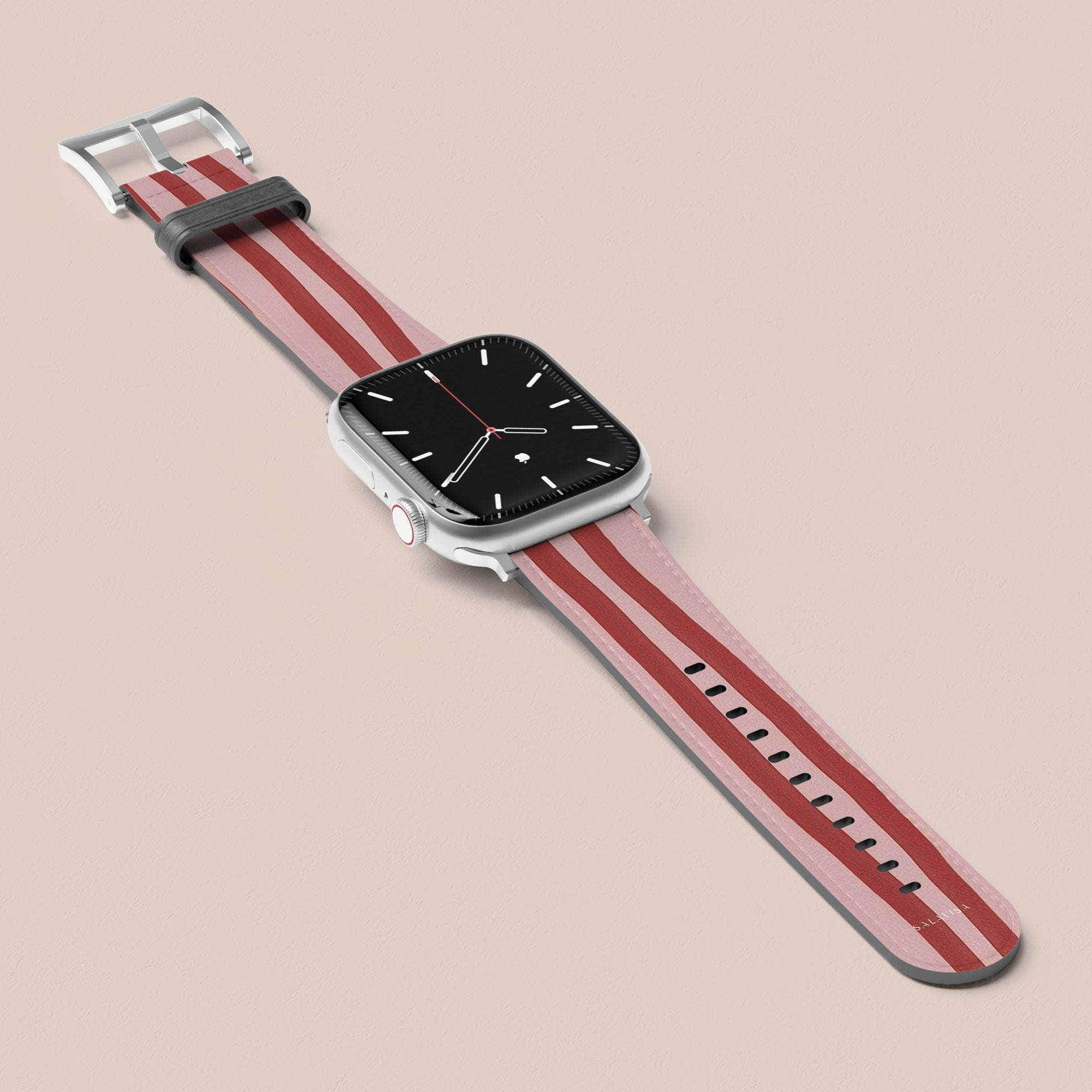 Wonky Blush Apple Watch Band — view 3 — Salavisa