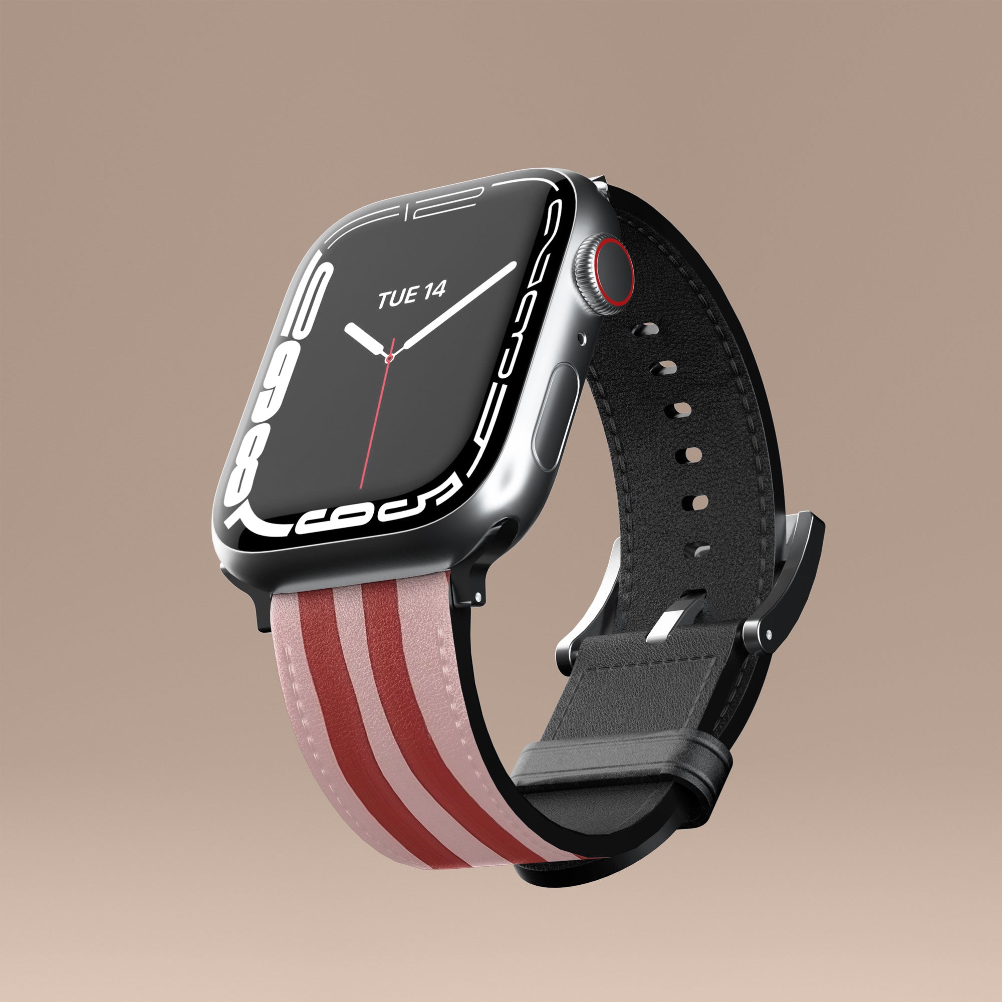 Wonky Blush Apple Watch Band — view 4 — Salavisa
