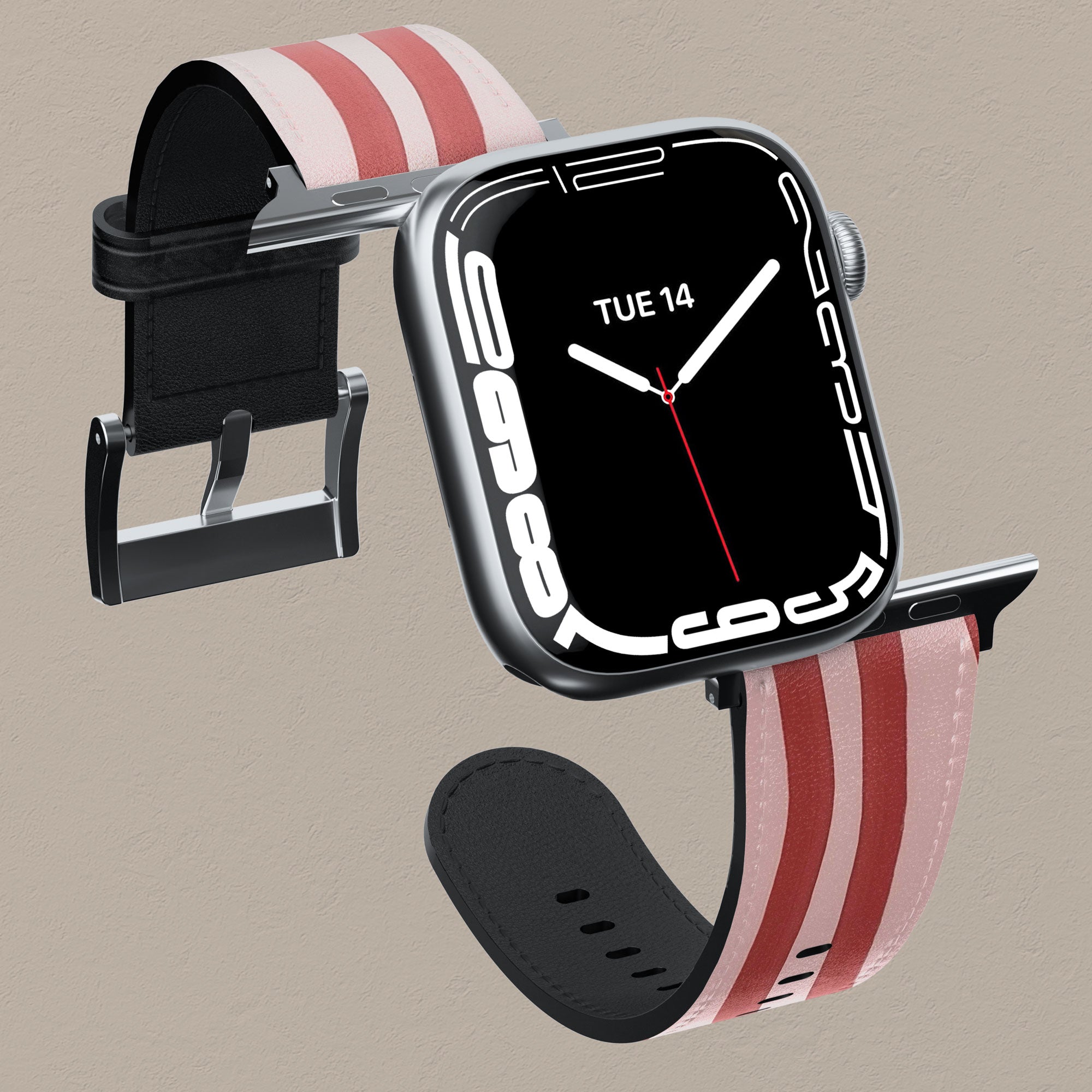 Wonky Blush Apple Watch Band — view 5 — Salavisa