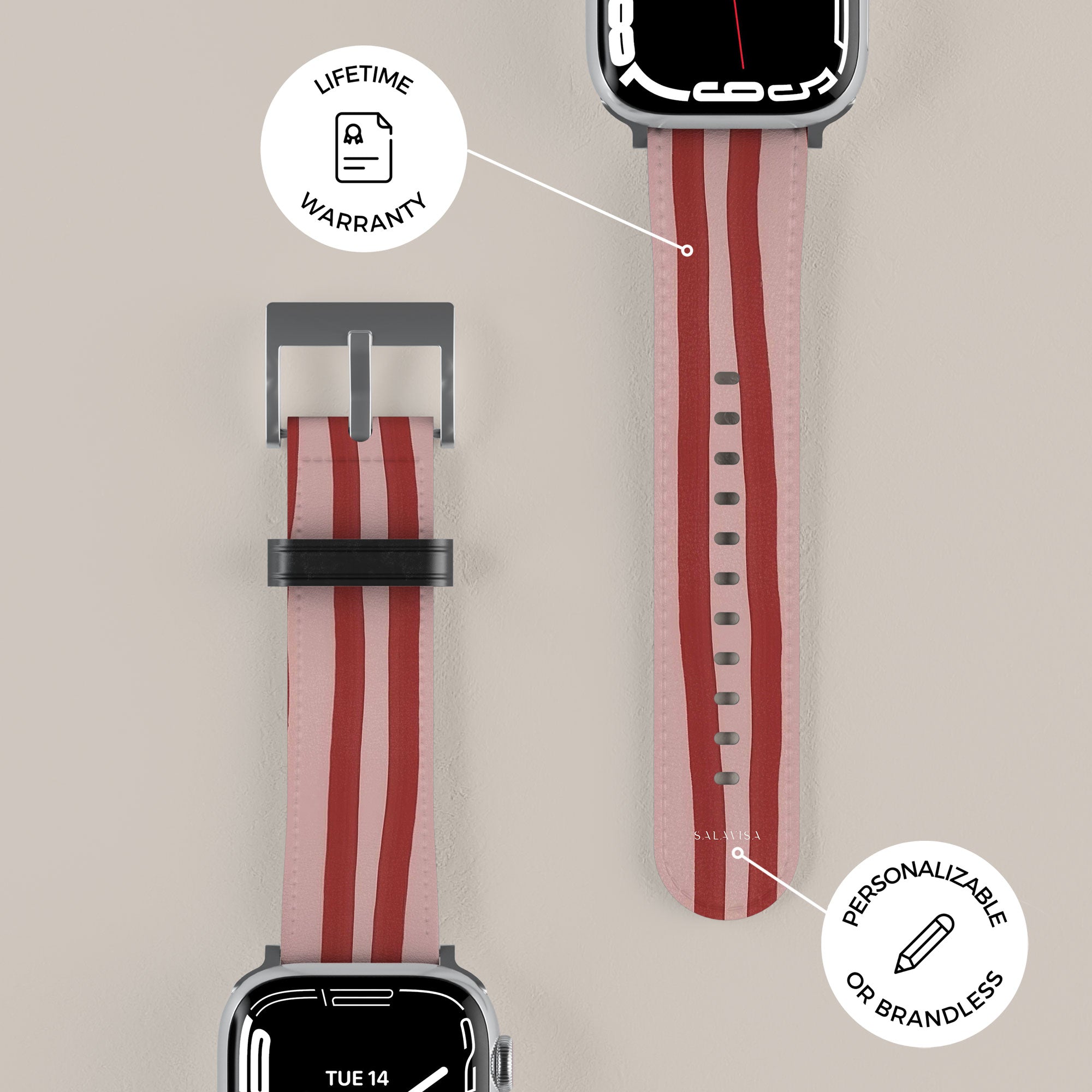 Wonky Blush Apple Watch Band — view 7