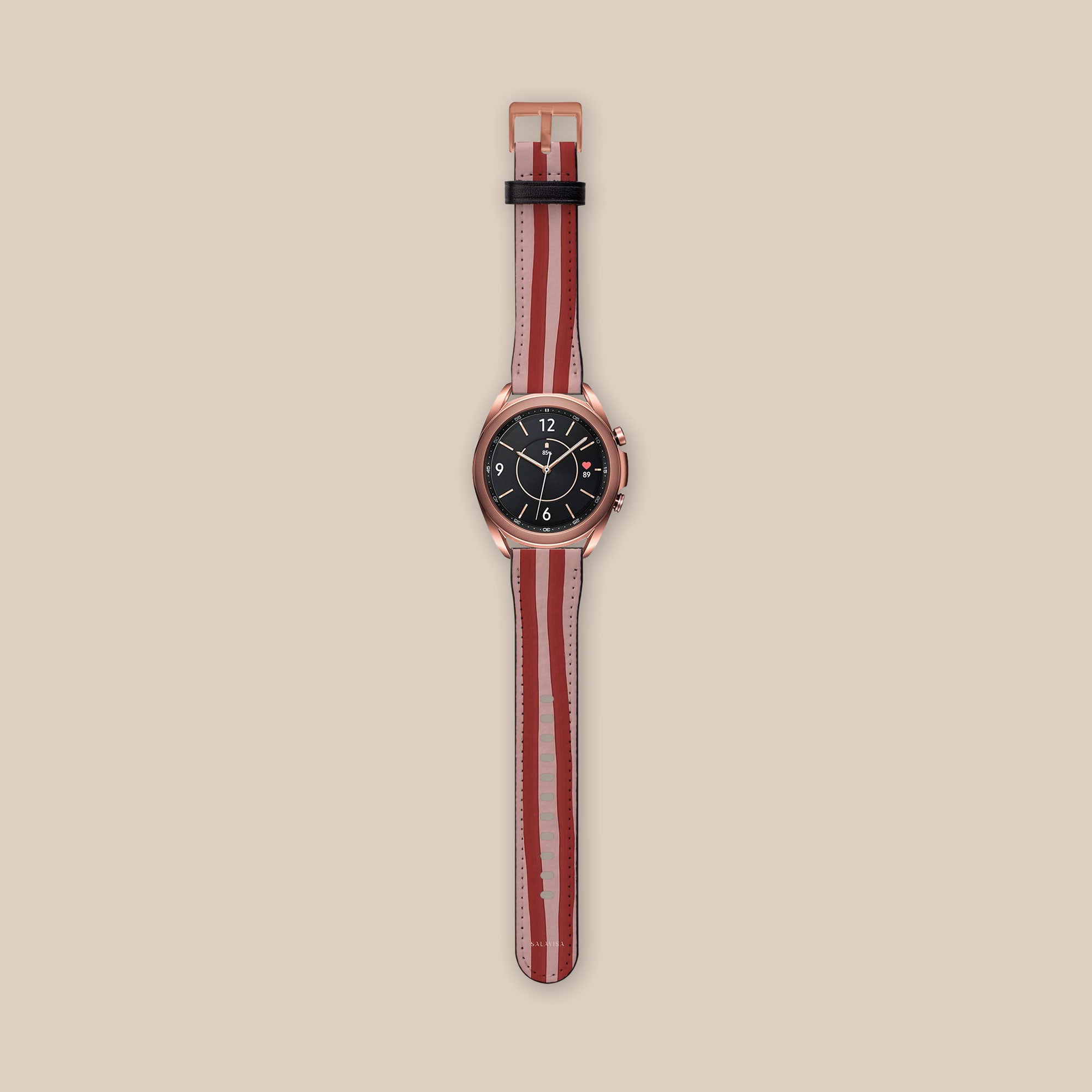 Wonky Blush Galaxy Watch Band — view 3 — Salavisa