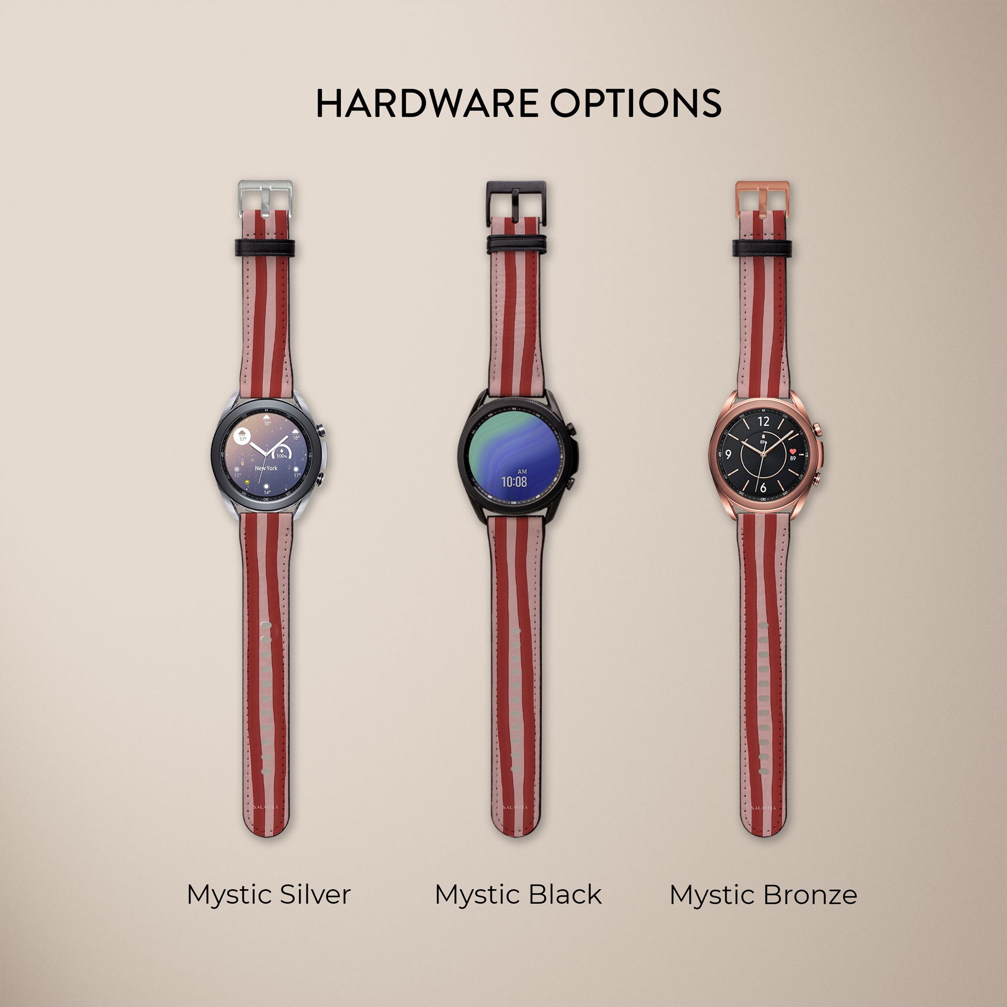 Wonky Blush Galaxy Watch Band — view 6 — Salavisa