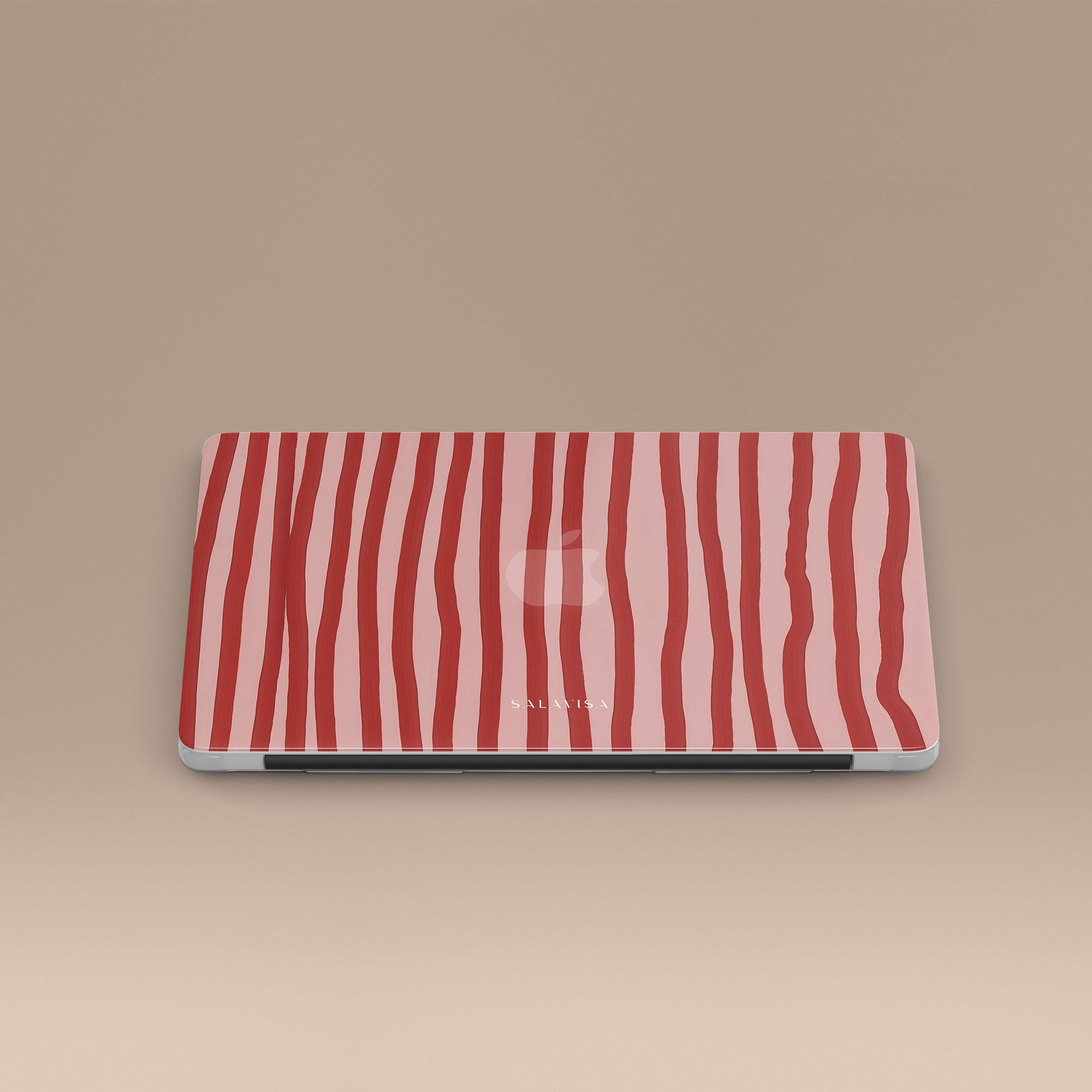 Wonky Blush MacBook Case — view 3 — Salavisa