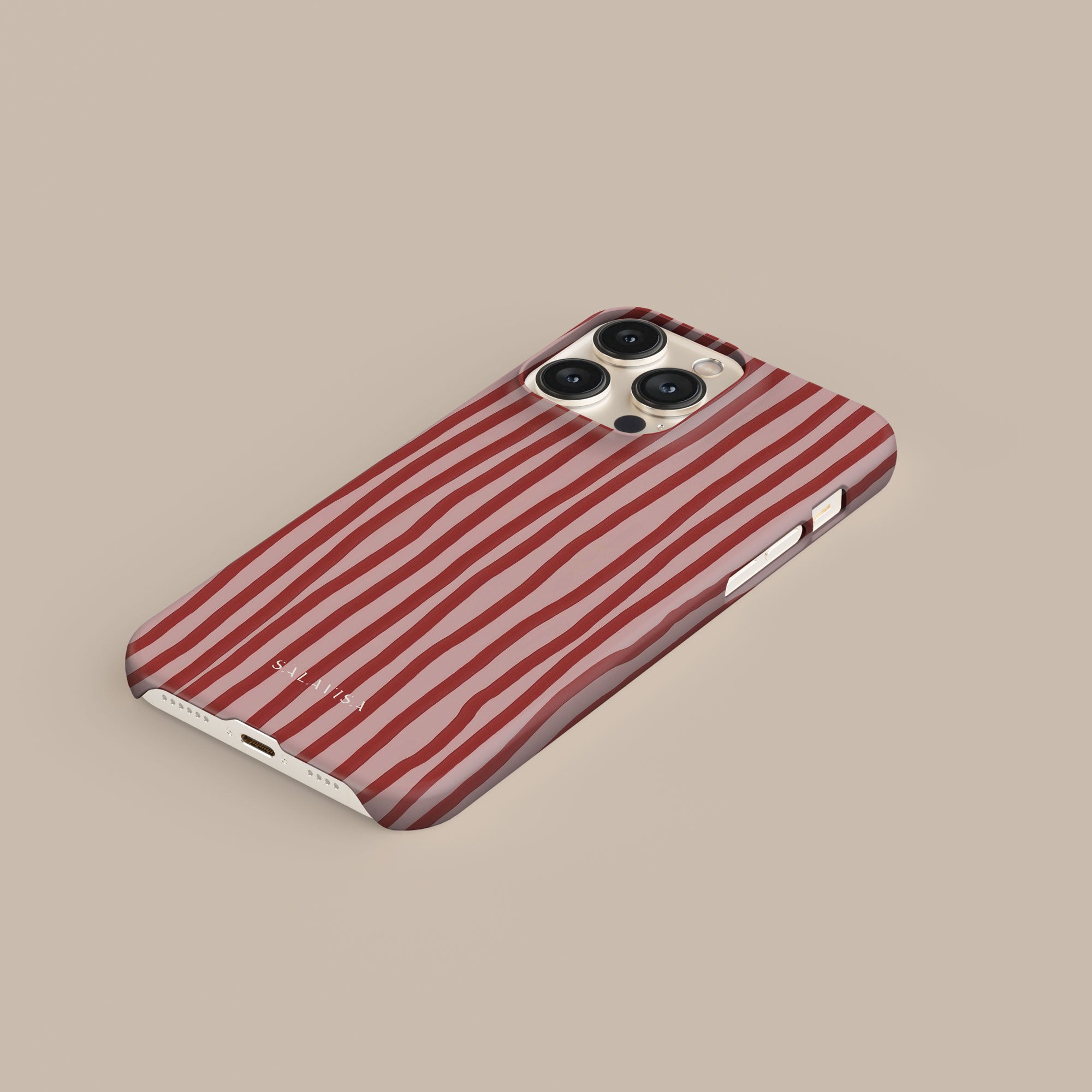 Wonky Blush Phone Case — side profile — Salavisa