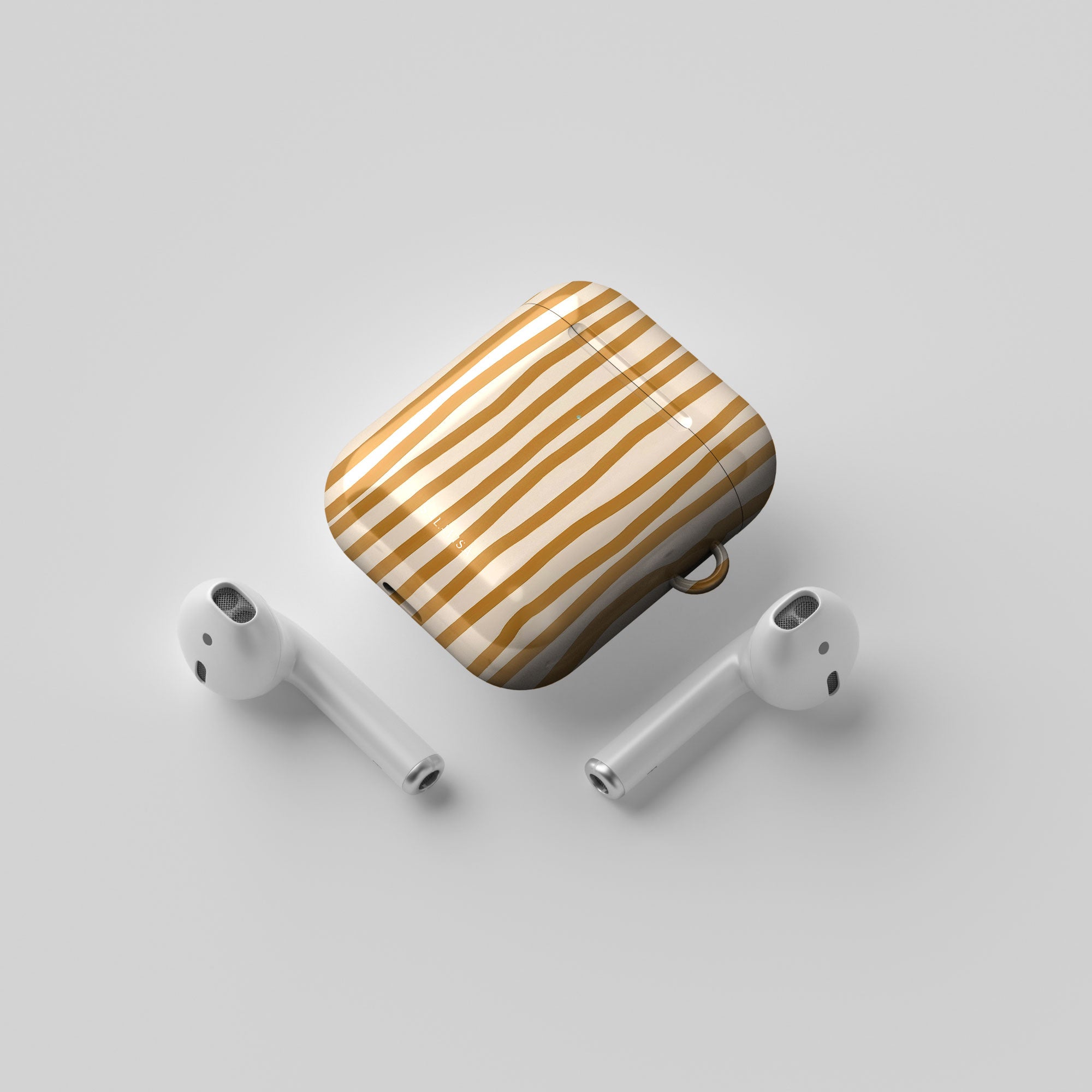 Wonky Mustard AirPods Case — view 6