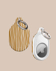 Wonky Mustard AirTag Holder — view 3